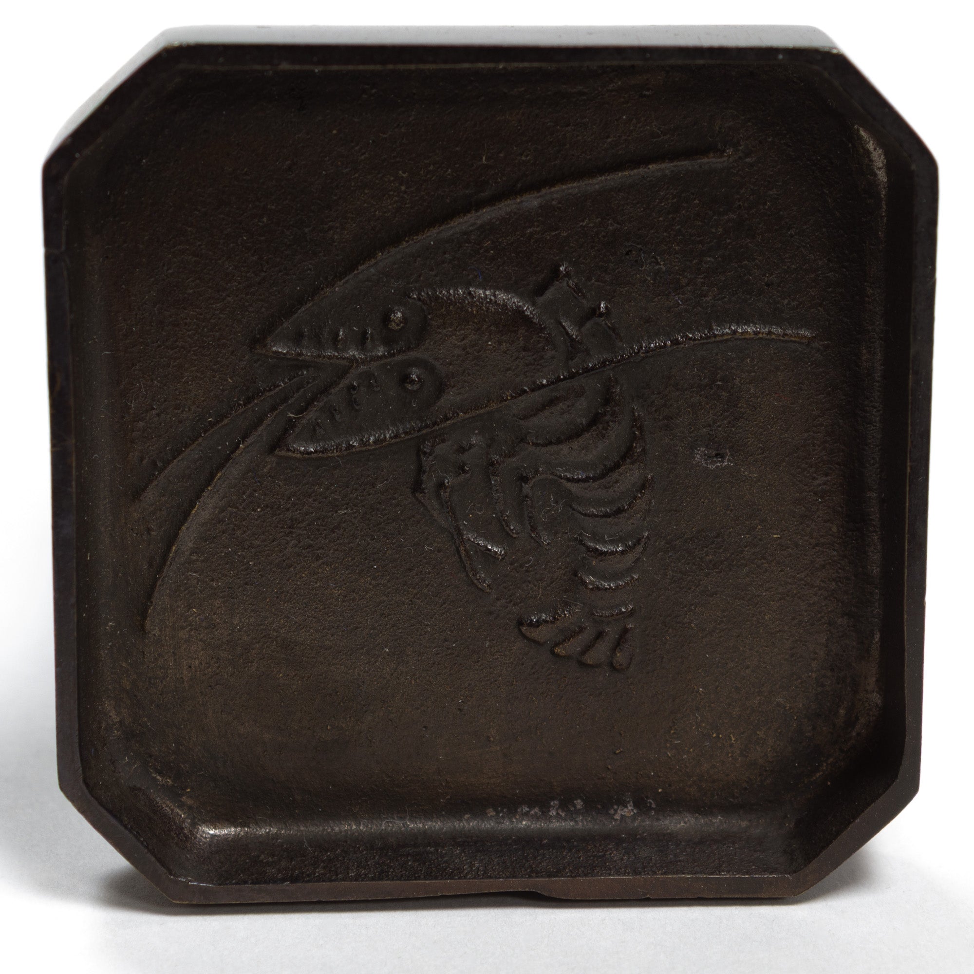 Sanpo Offering Tray Bronze Futaoki | Vintage Ladle Rest