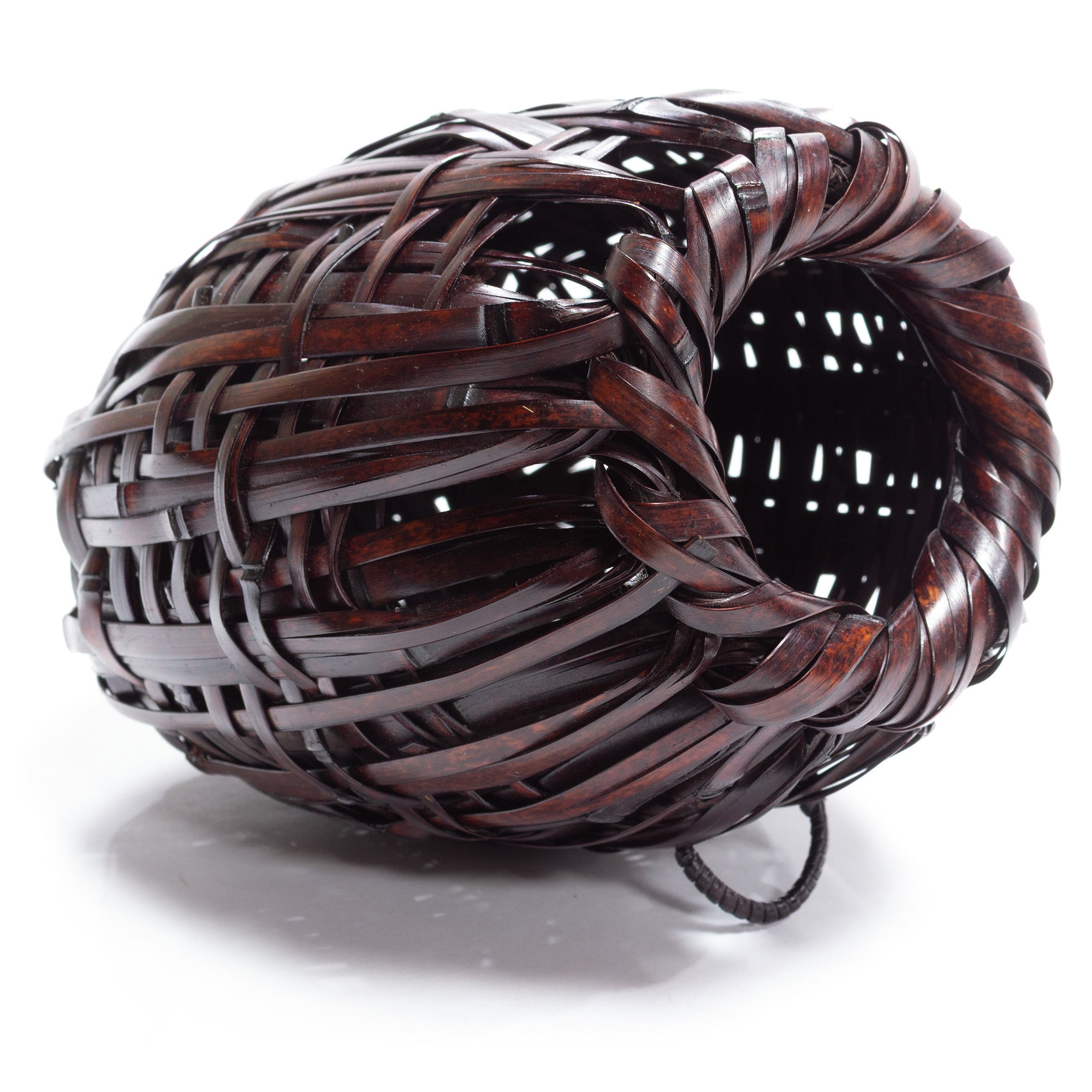 Japanese Bamboo Ikebana Flower Wall Basket