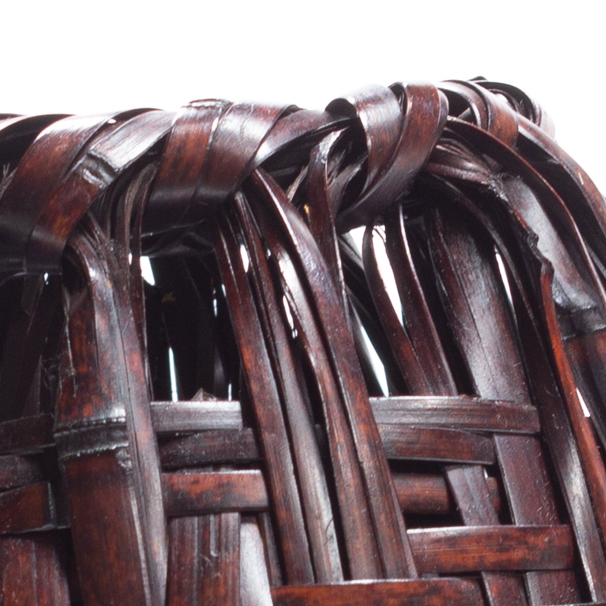 Japanese Bamboo Ikebana Flower Wall Basket