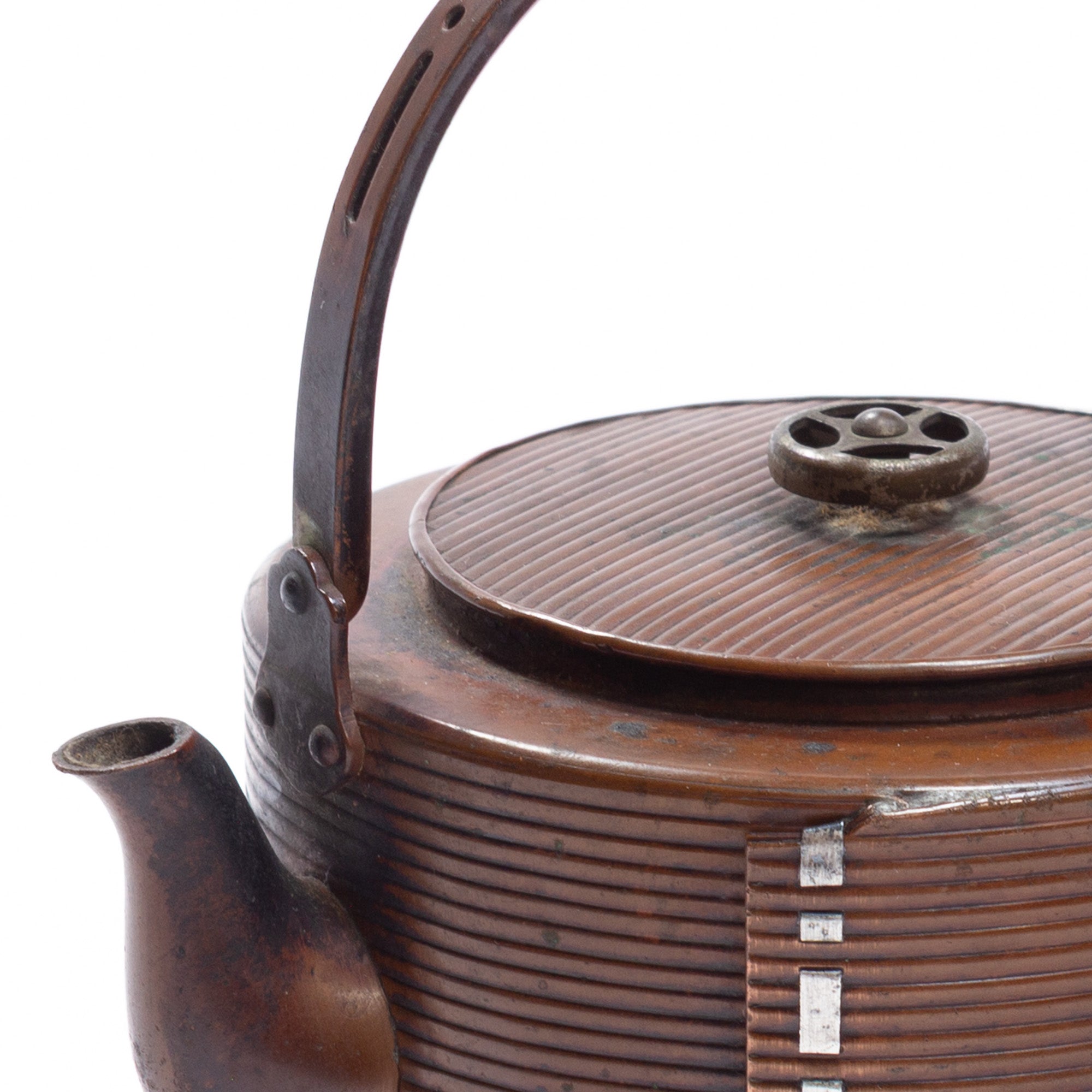 Small Copper Mizusashi | Water Jar for Japanese Tea Ceremony