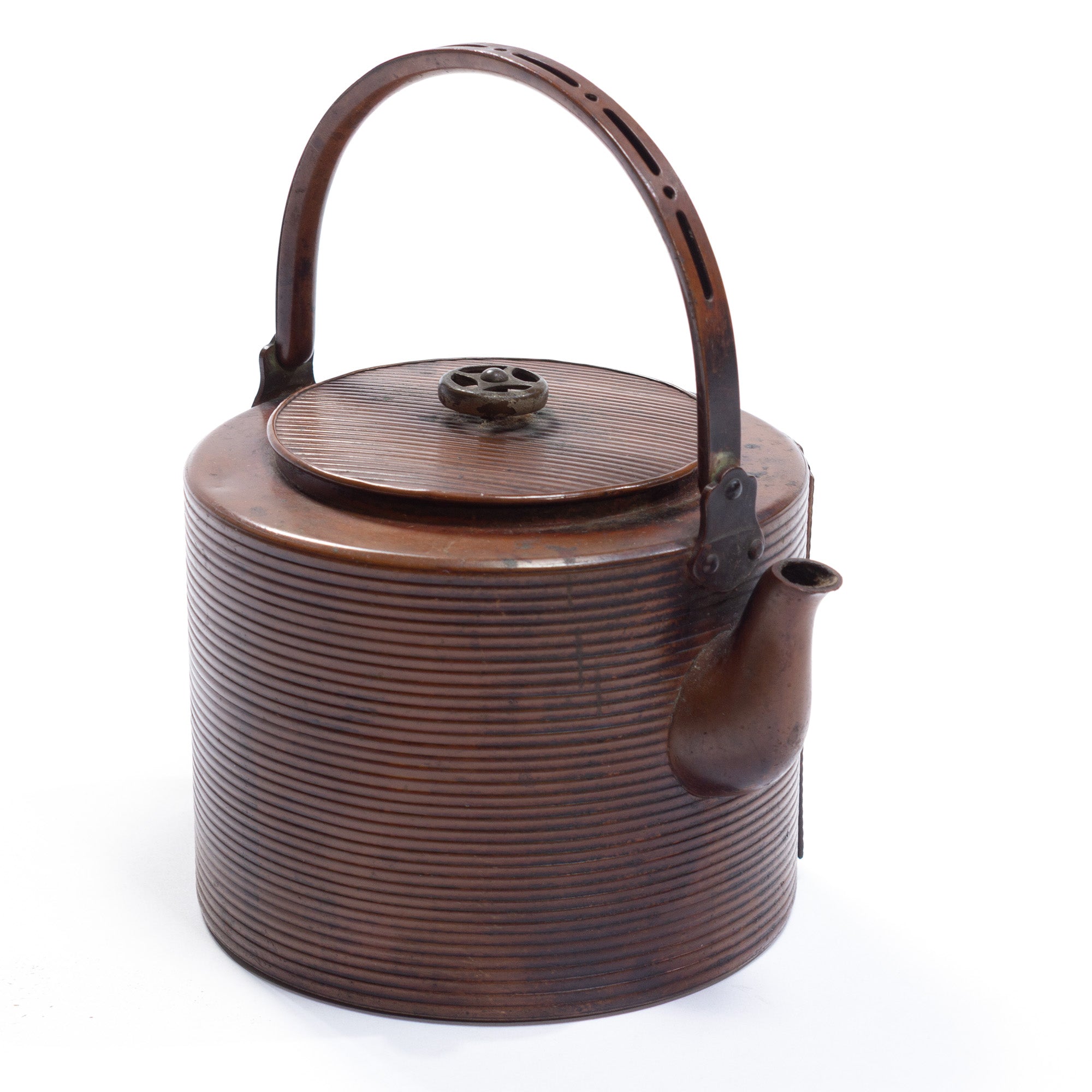 Small Copper Mizusashi | Water Jar for Japanese Tea Ceremony