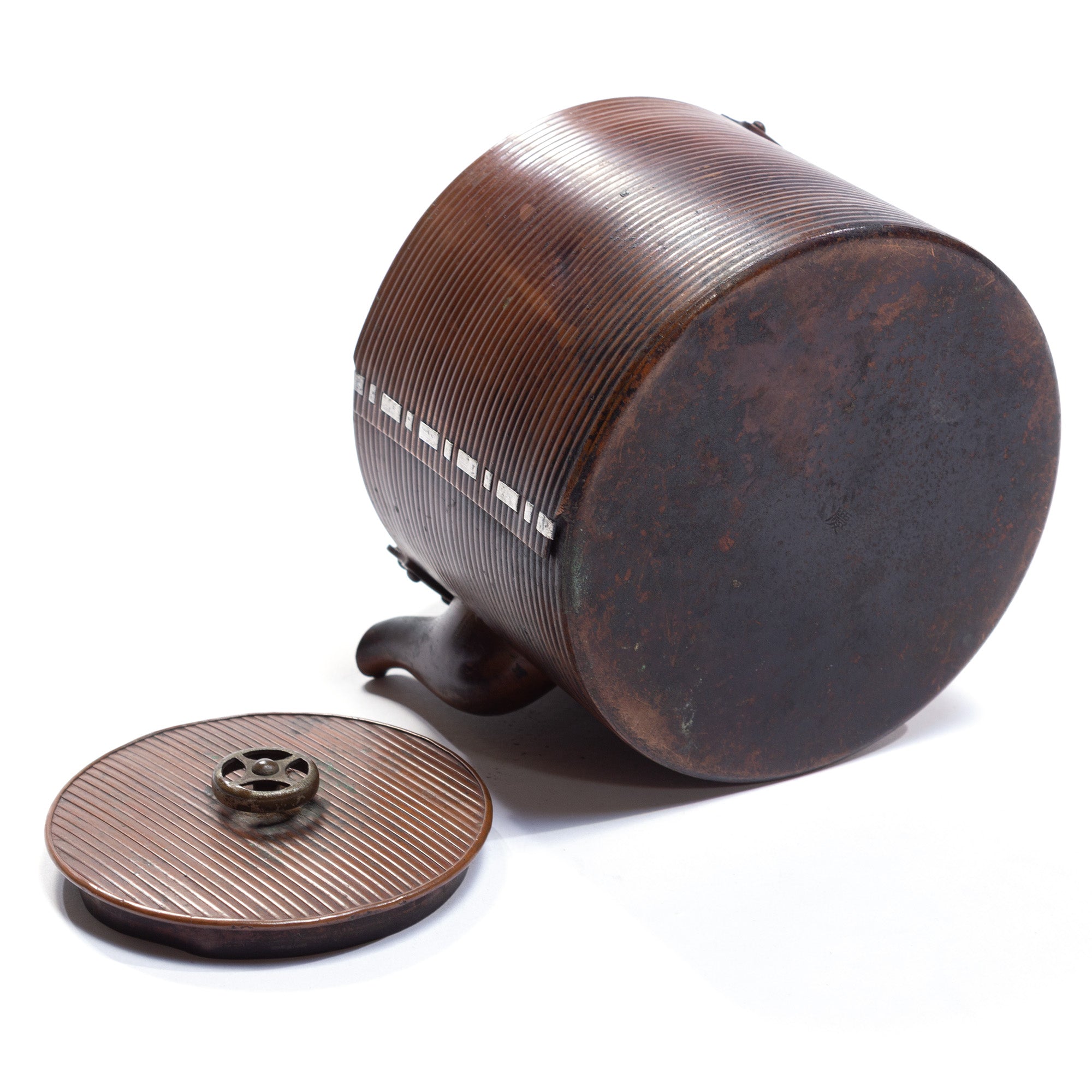 Small Copper Mizusashi | Water Jar for Japanese Tea Ceremony