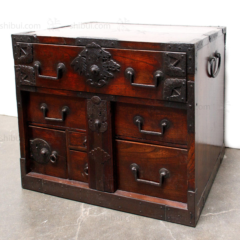 Japanese Antique Sea Captain's Chest