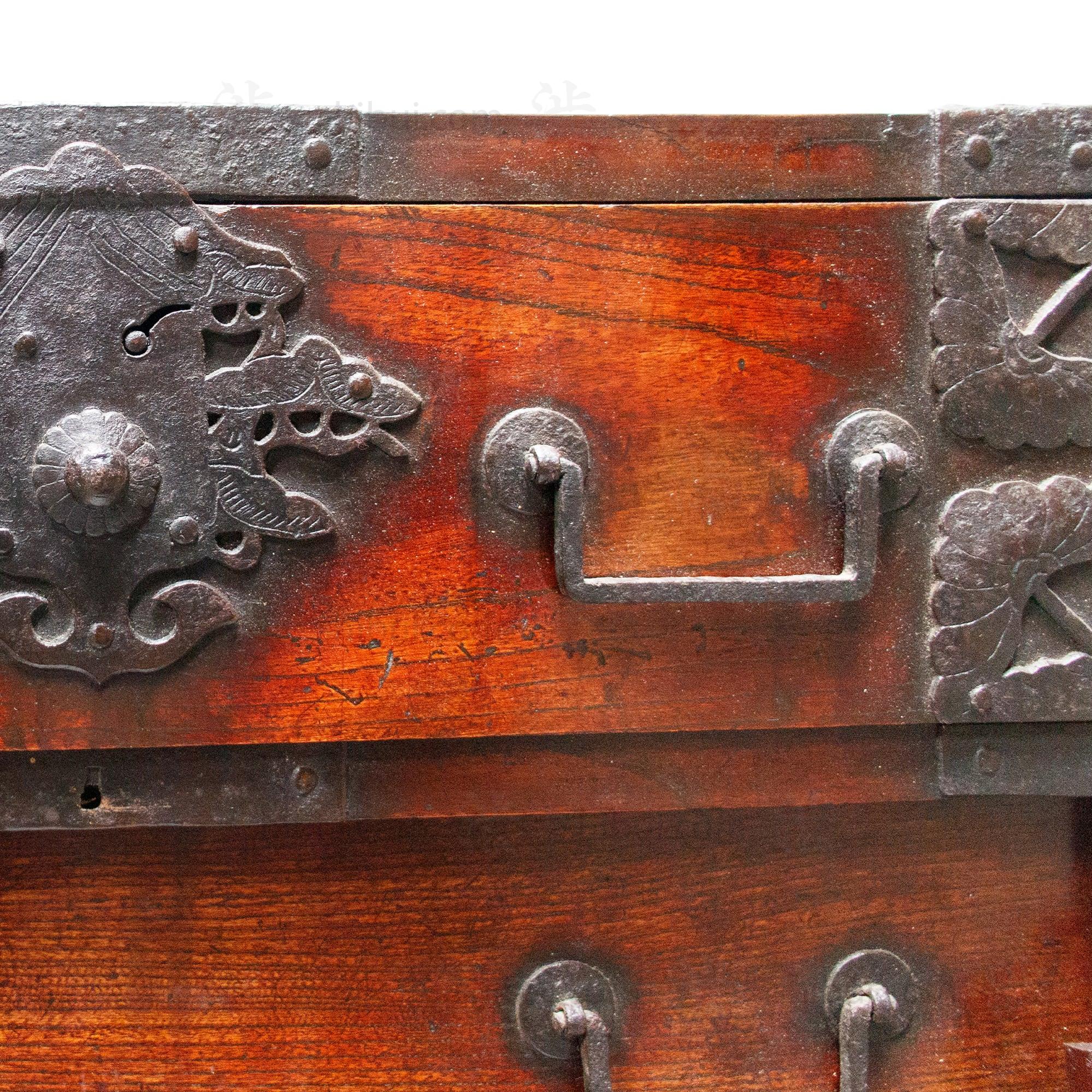 Japanese Antique Sea Captain's Chest