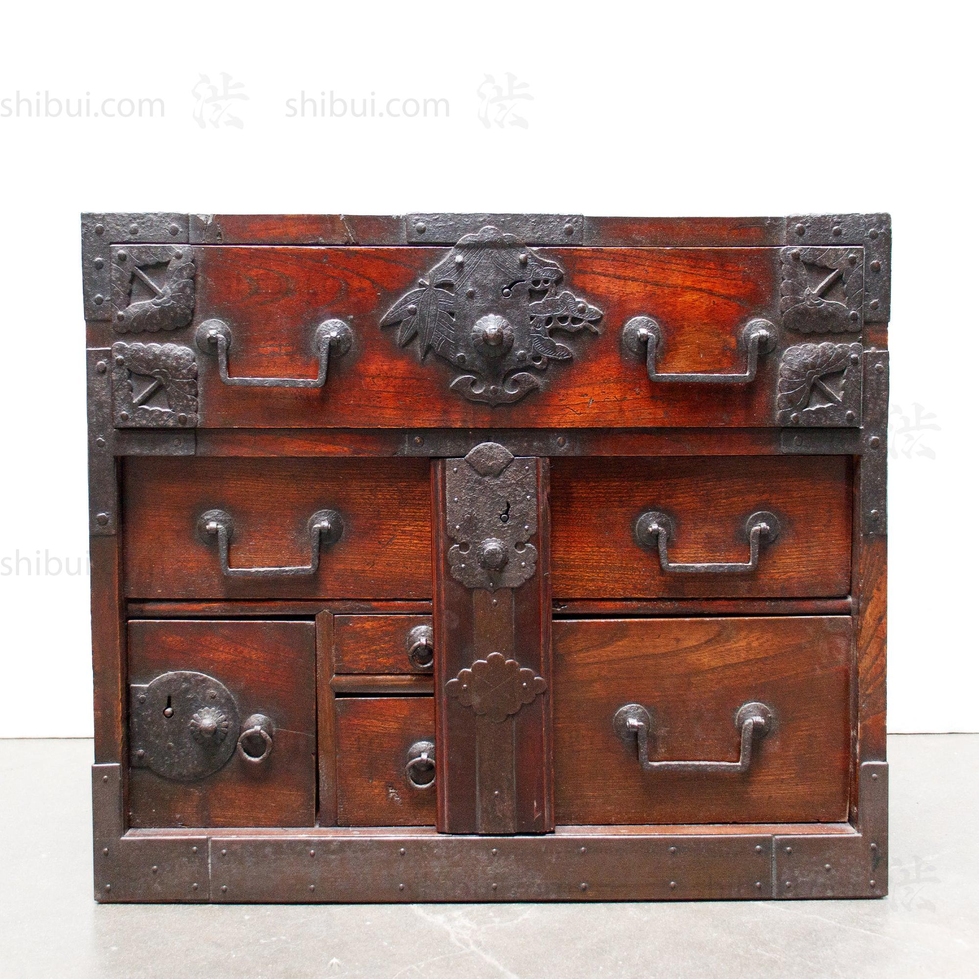 Japanese Antique Sea Captain's Chest