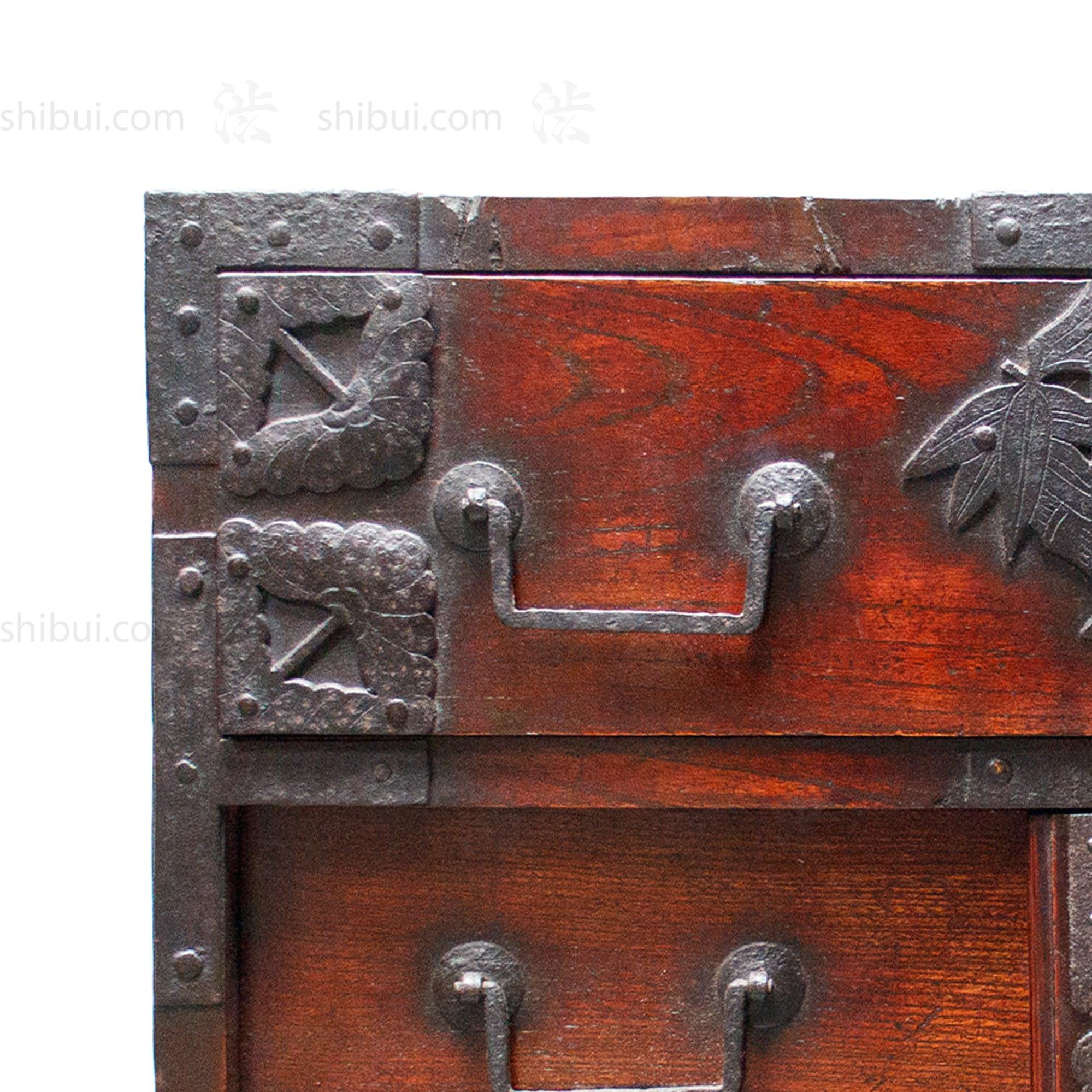 Japanese Antique Sea Captain's Chest