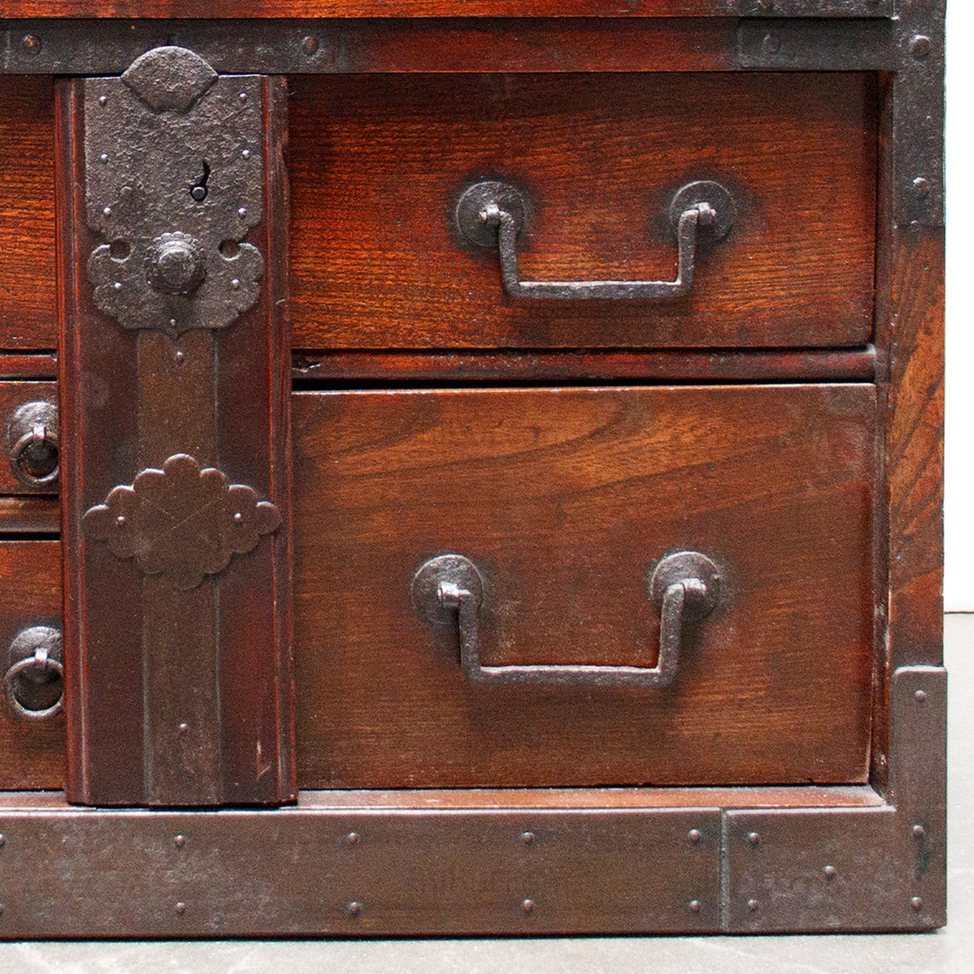 Japanese Antique Sea Captain's Chest