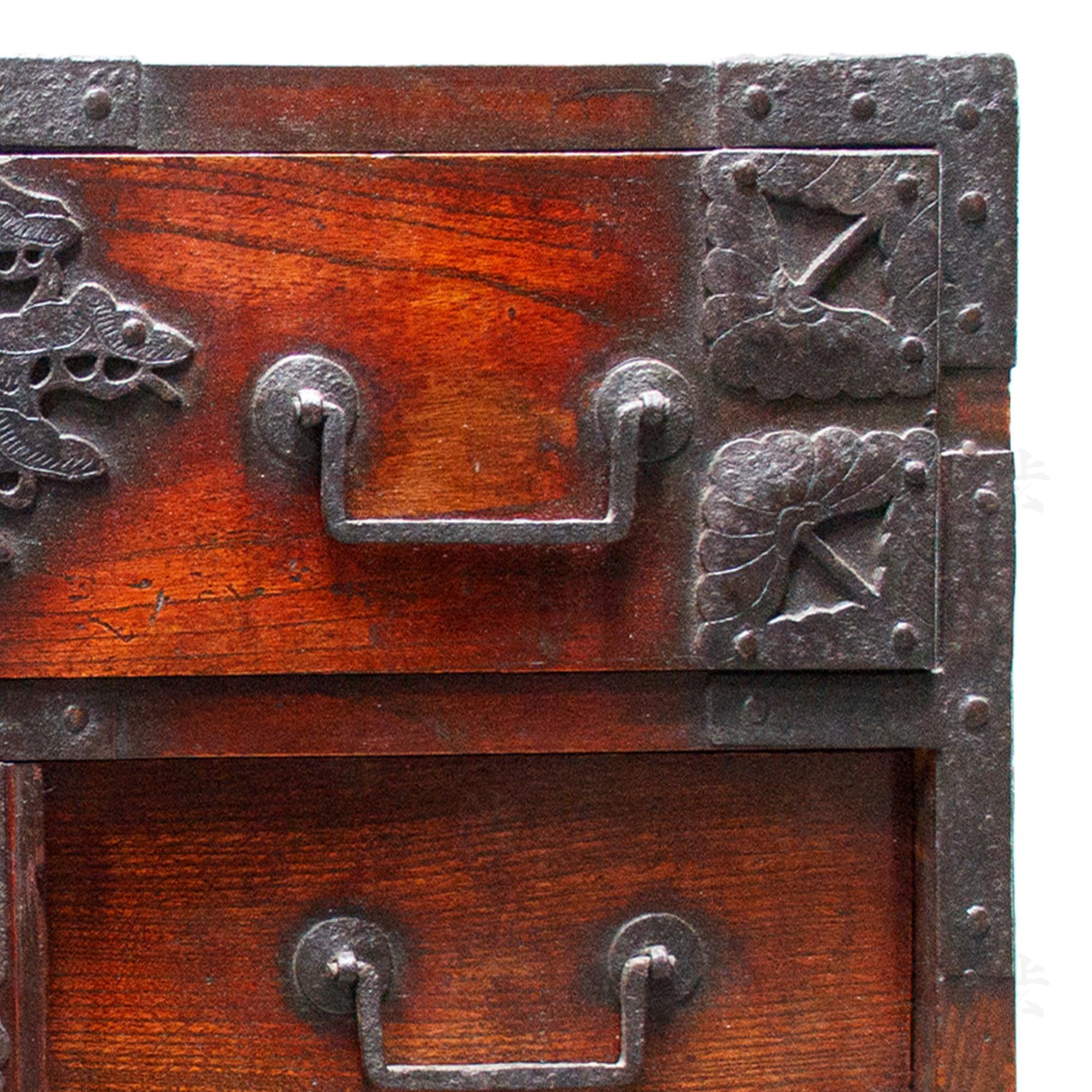 Japanese Antique Sea Captain's Chest