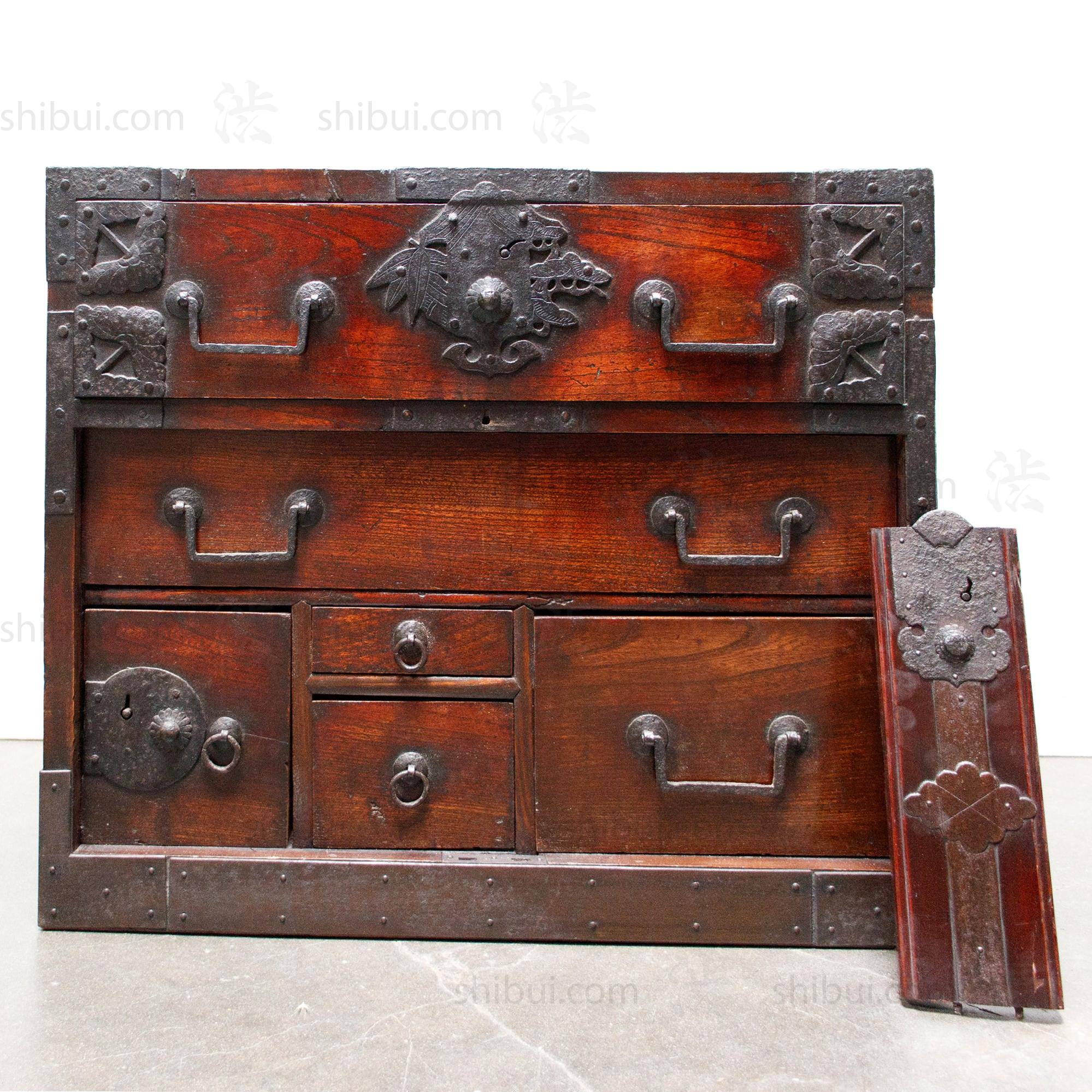 Japanese Antique Sea Captain's Chest