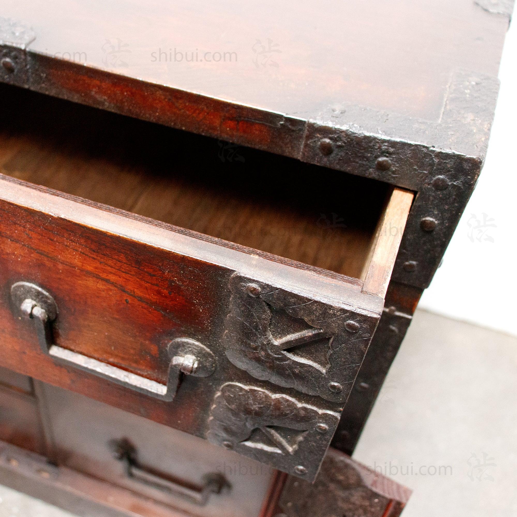 Japanese Antique Sea Captain's Chest