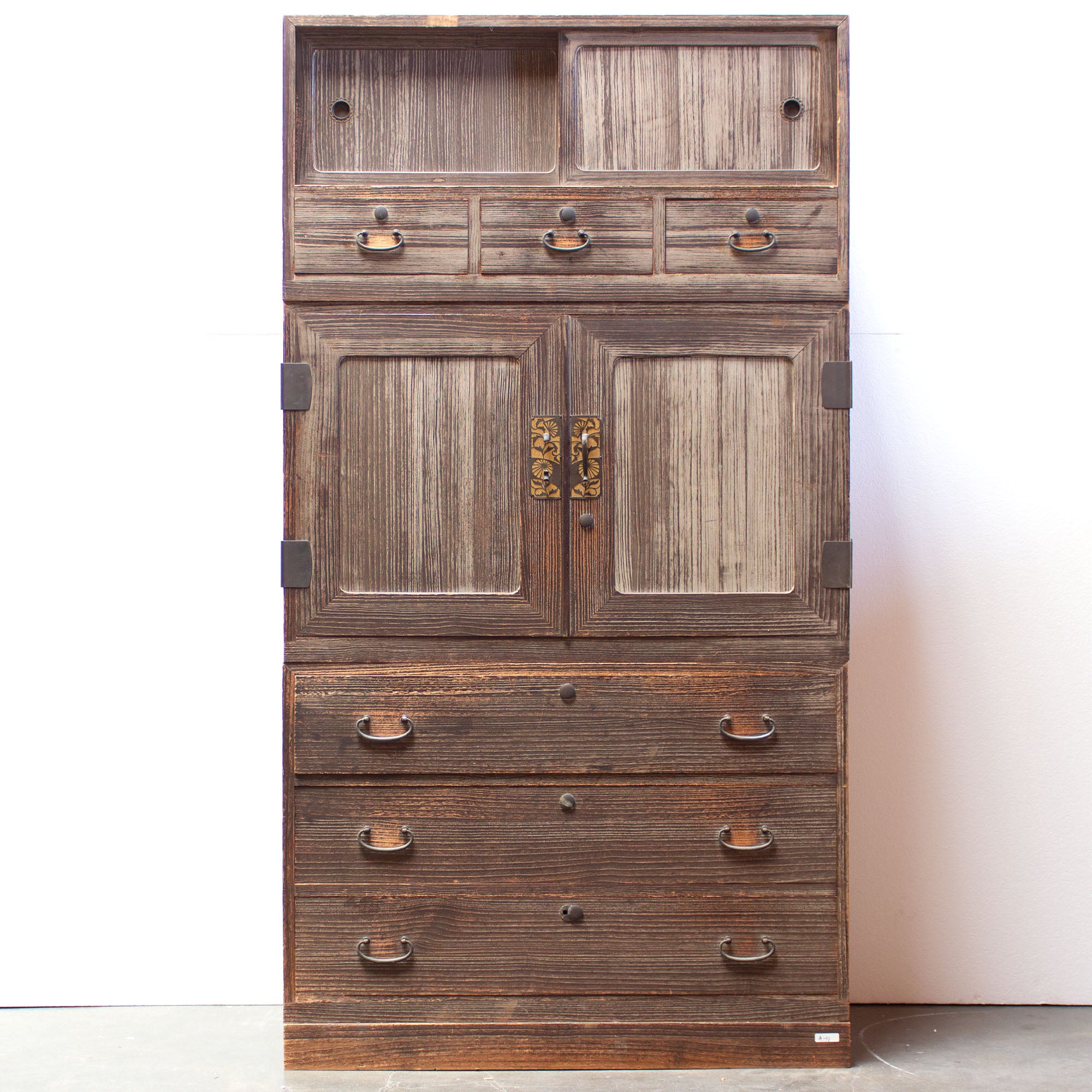 Taisho 3 Section Clothing Chest