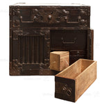 Chobako Funa Dansu - Antique Japanese Captain's Sea Chest from Mikuni
