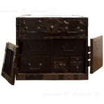 Chobako Funa Dansu - Antique Japanese Captain's Sea Chest from Mikuni