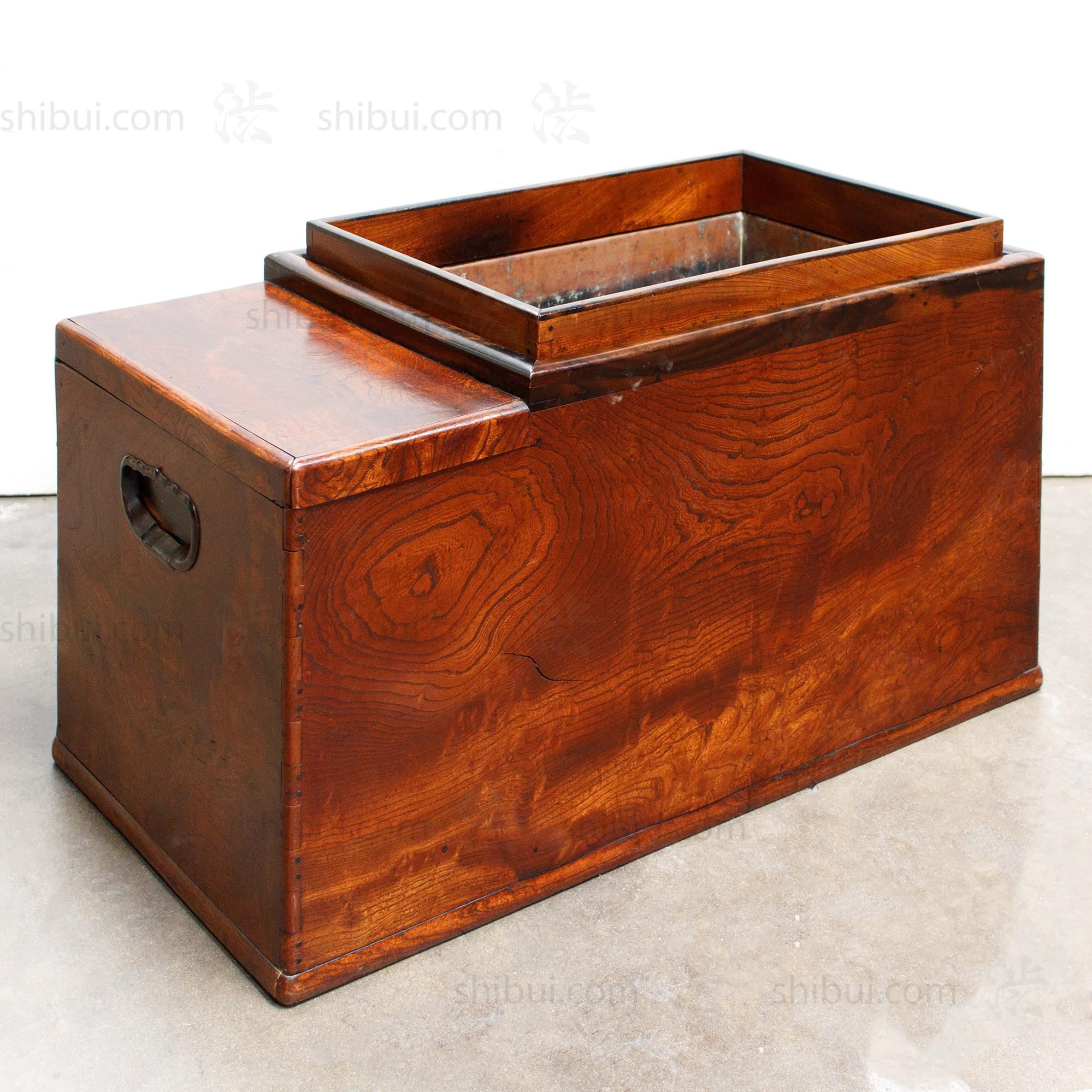 Kanto Hibachi Japanese Antique Brazier Table