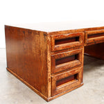 Takayama Keyaki Wood Low Desk  - Early 20th Century Writing Table