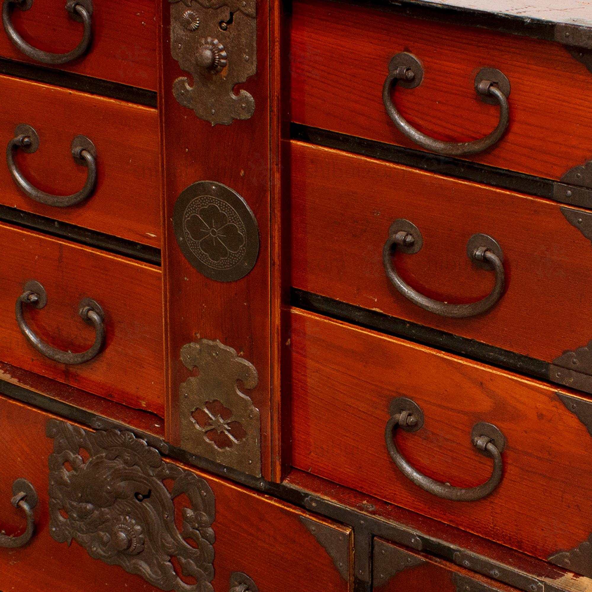 Shonai Ko Dansu | Small Japanese Antique Tansu Chest