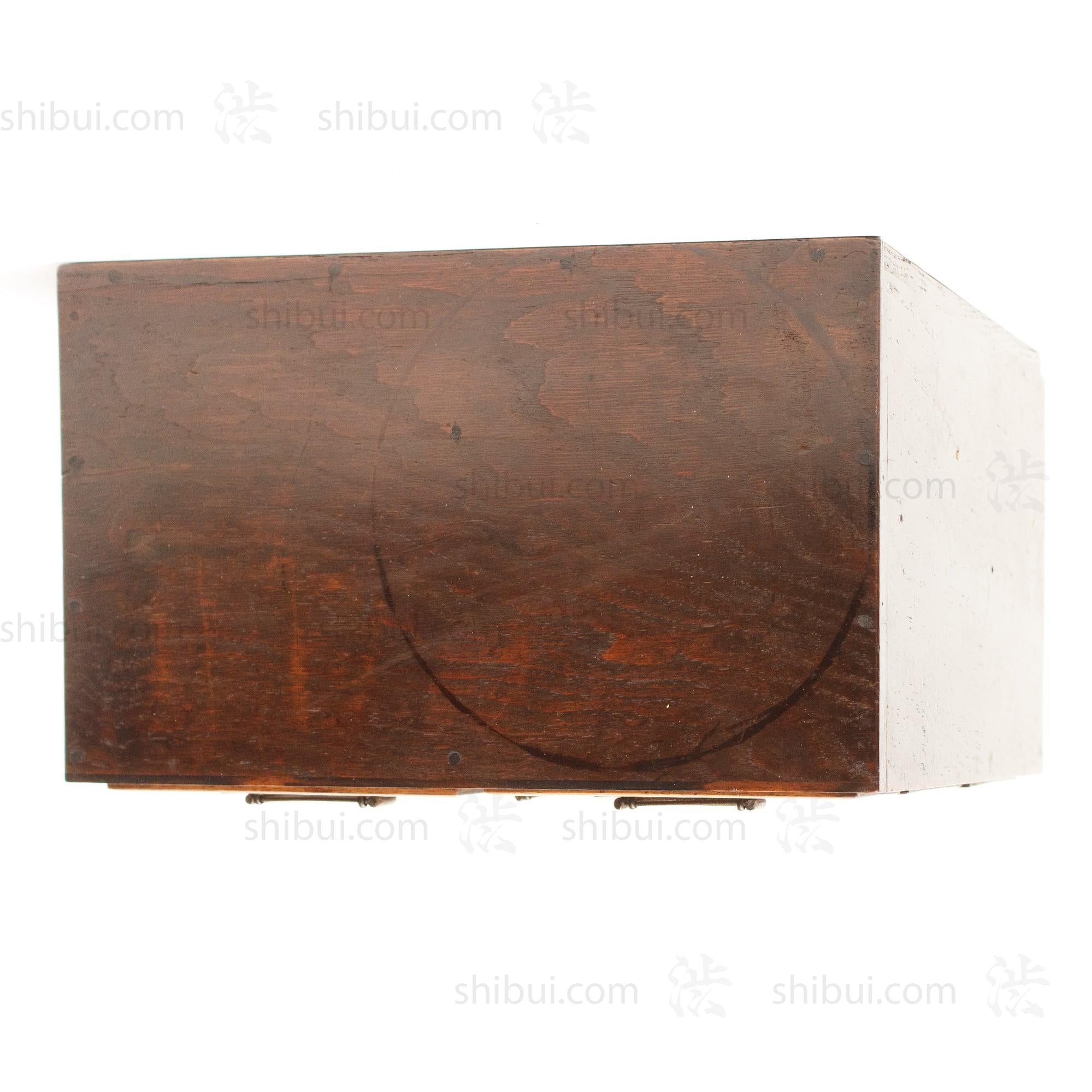 Sakata Hari Bako Japanese Antique Sewing Box