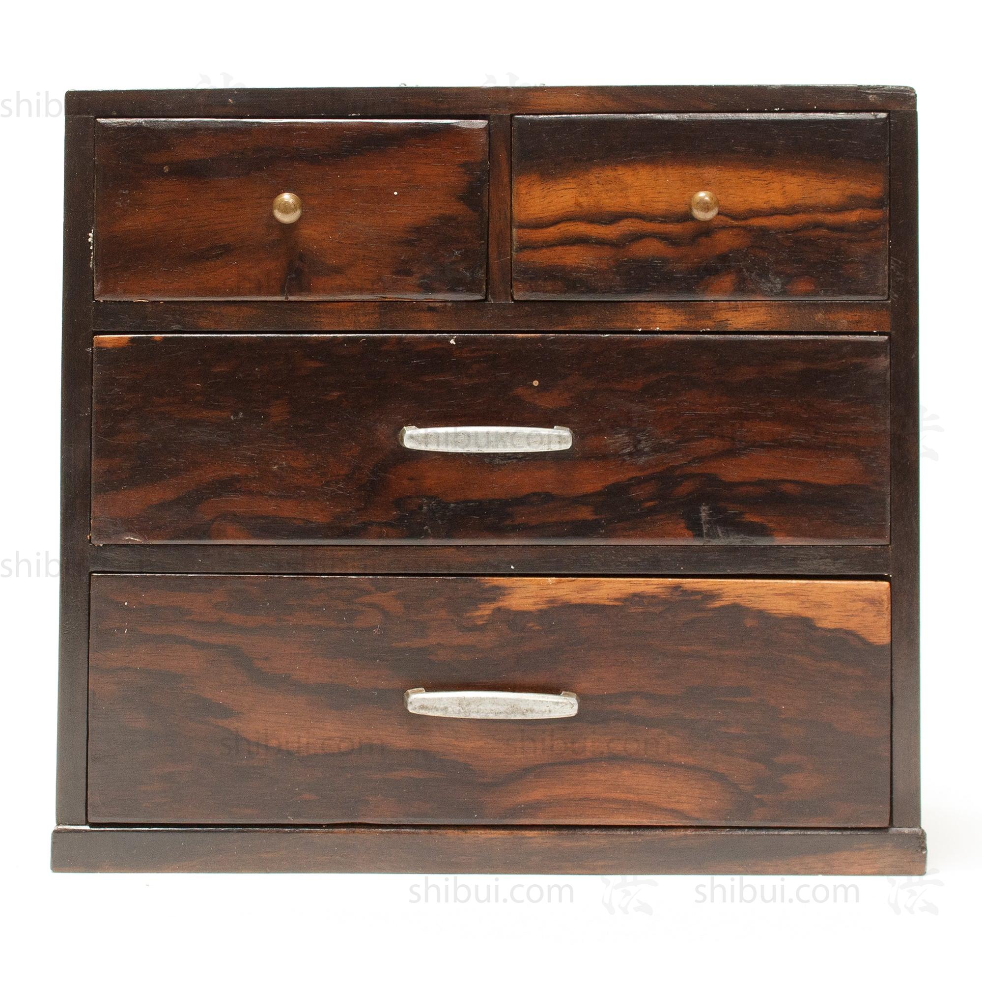 Sakata Hari Bako Japanese Antique Sewing Box