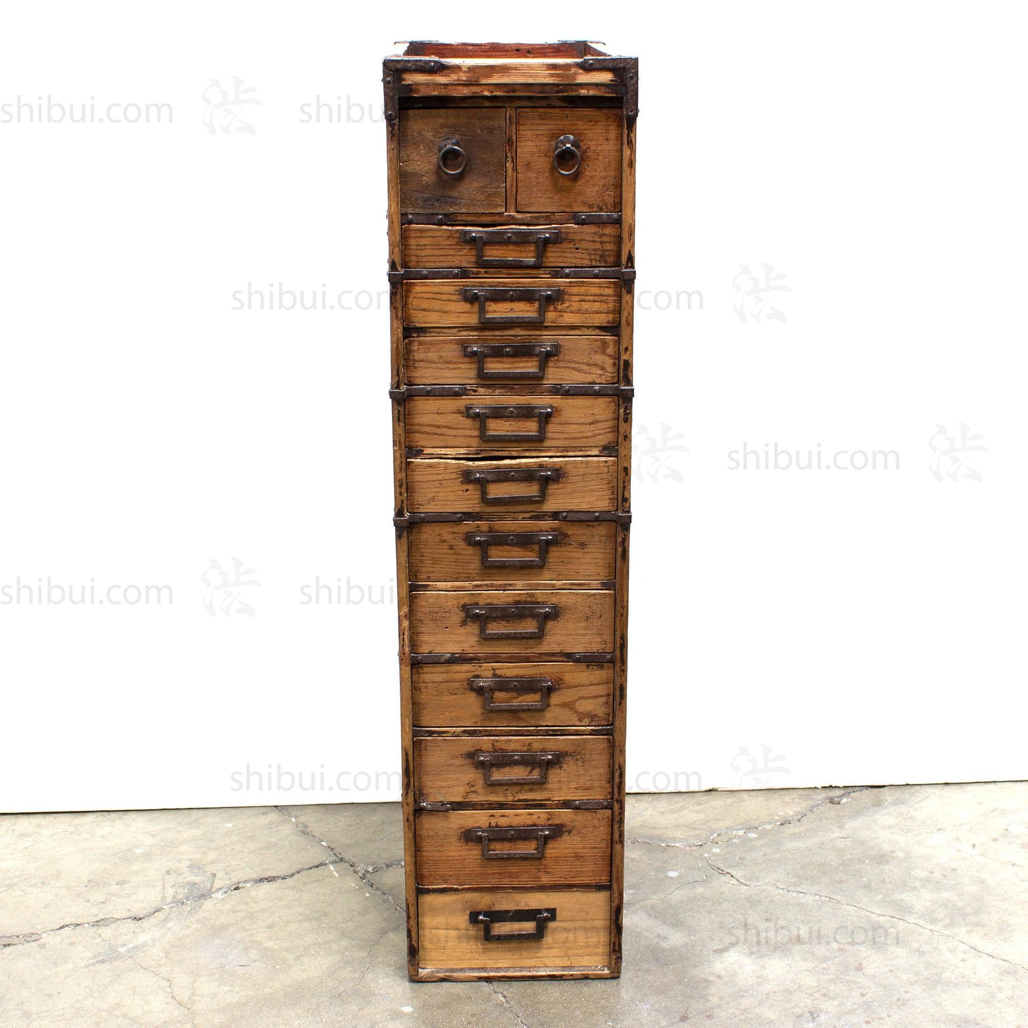 Antique Gyosho Bako | Japanese Peddler's Box