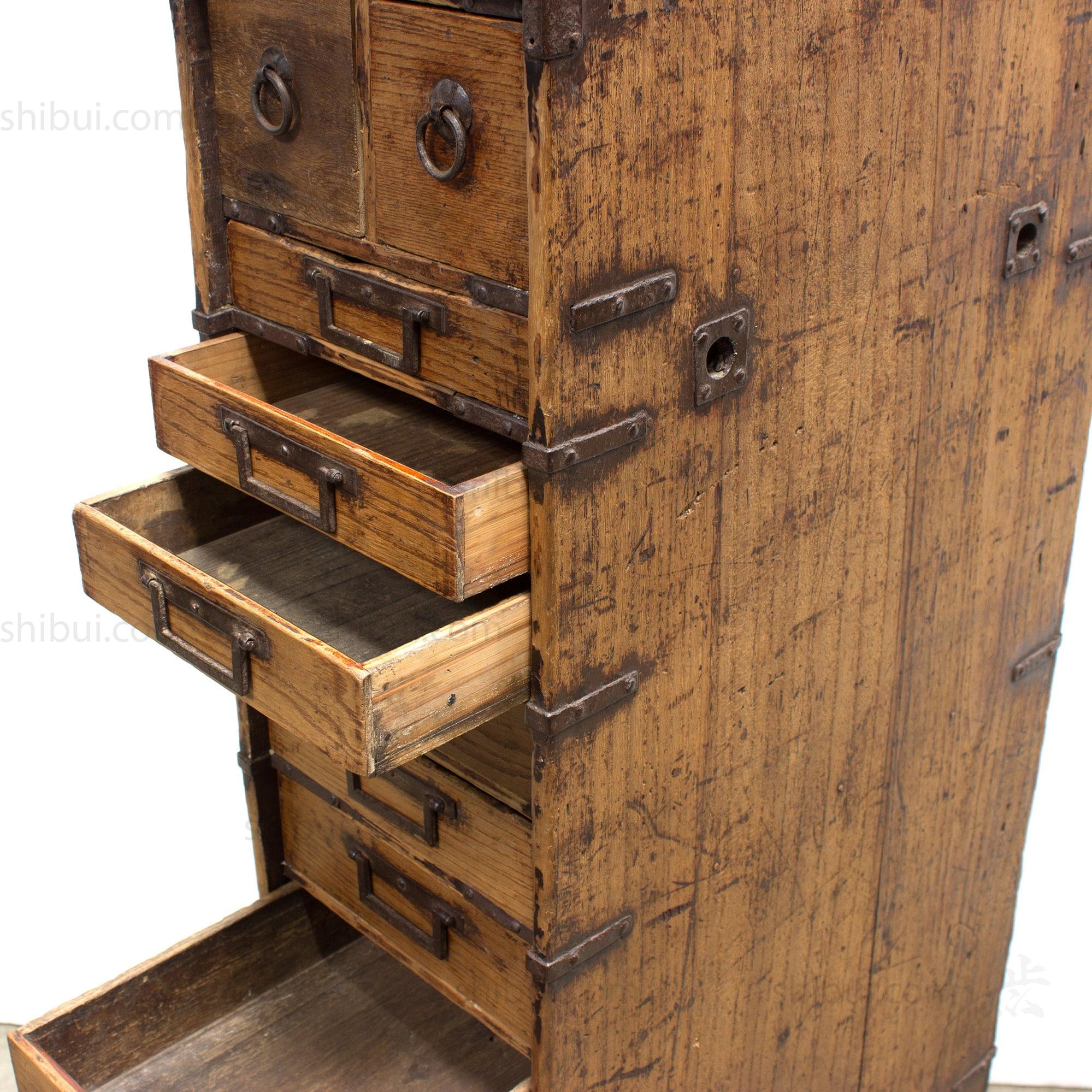 Antique Gyosho Bako | Japanese Peddler's Box