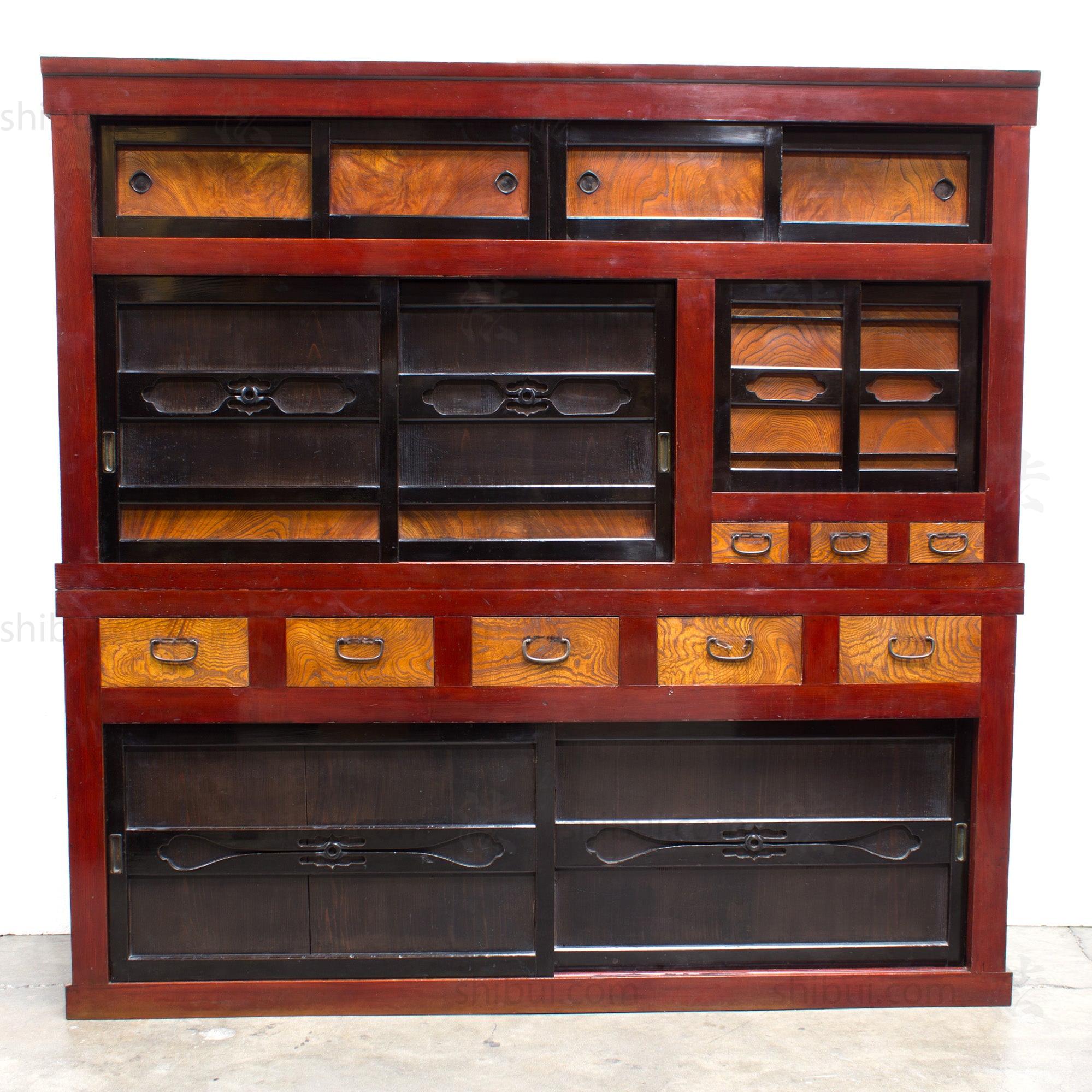 Mizuya Tansu from Kohoku | Japanese Antique Kitchen Cabinet