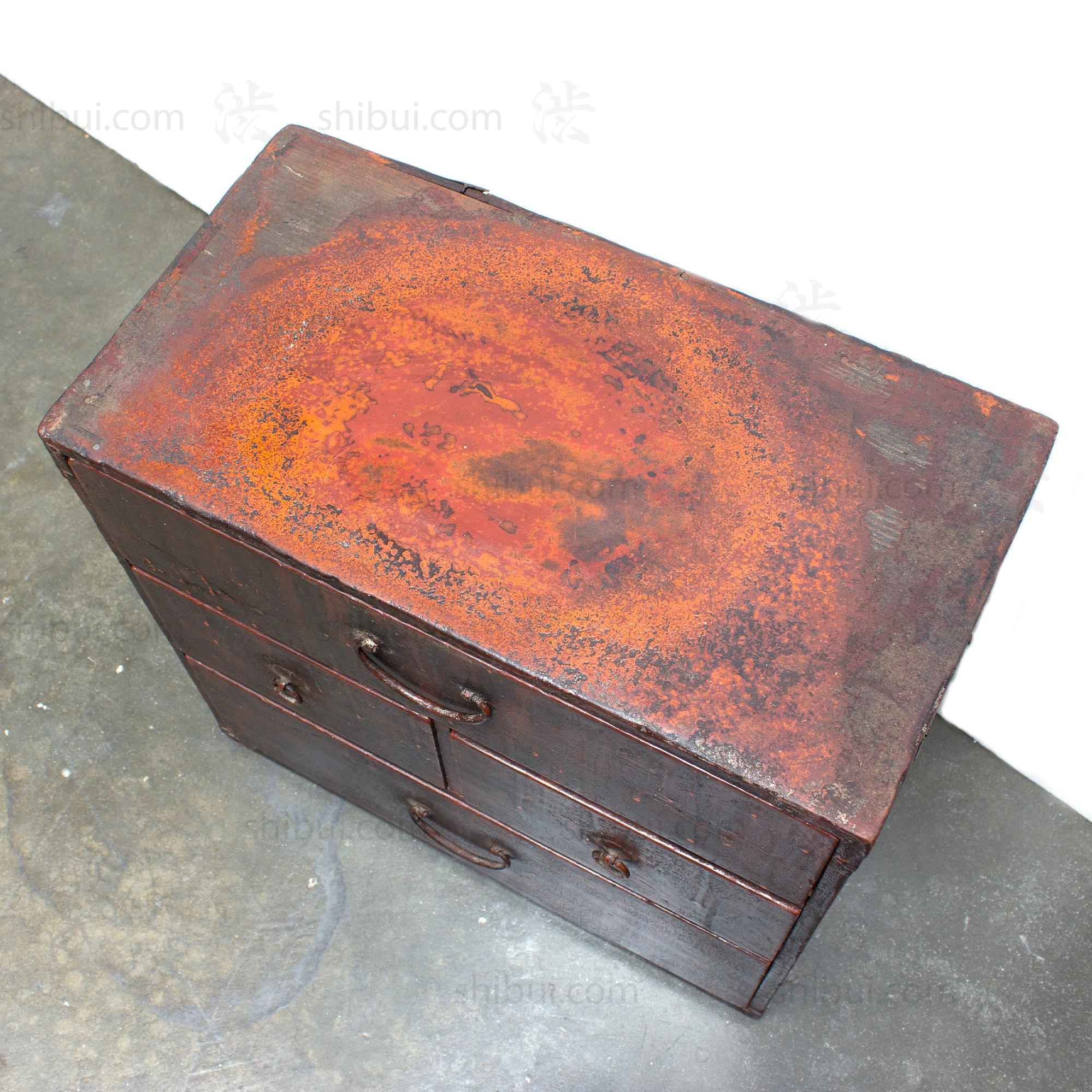 Japanese Lacquer Craftsman's Work Box