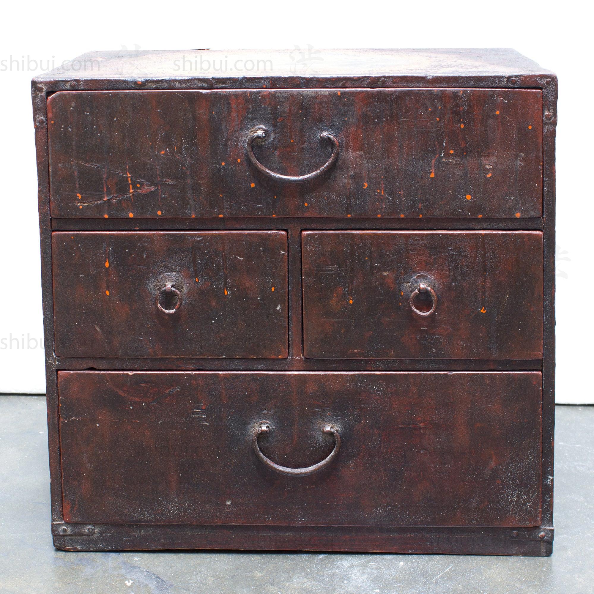 Japanese Lacquer Craftsman's Work Box