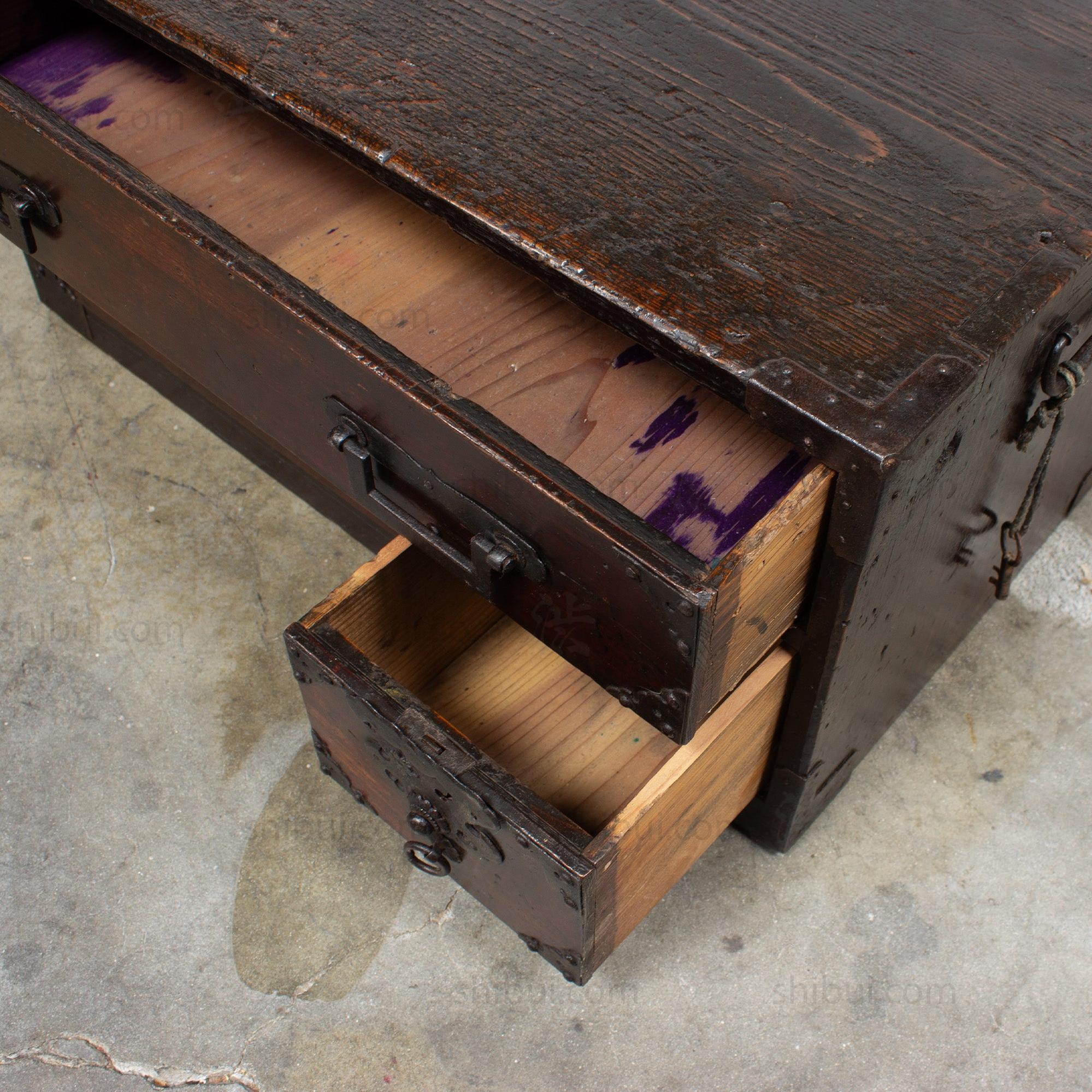 Maebako | Antique Japanese Sea Captians Desk