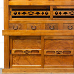 Mizuya Tansu from Kyoto | Japanese Antique Cabinet | 6' Width, 2 Section