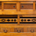 Mizuya Tansu from Kyoto | Japanese Antique Cabinet | 6' Width, 2 Section