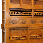 Mizuya Tansu from Kyoto | Japanese Antique Cabinet | 6' Width, 2 Section