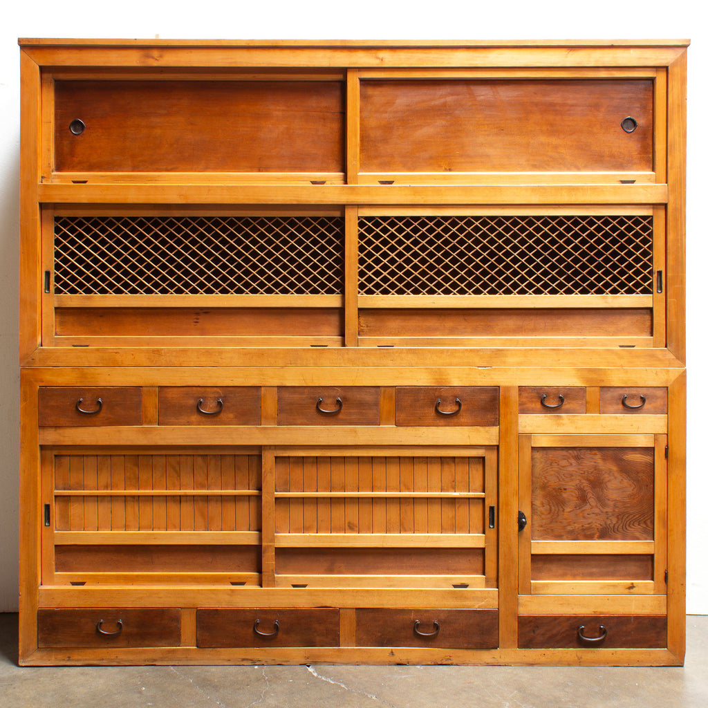 Mizuya Tansu from Gifu Pref| Japanese Antique Cabinet | 6' Width
