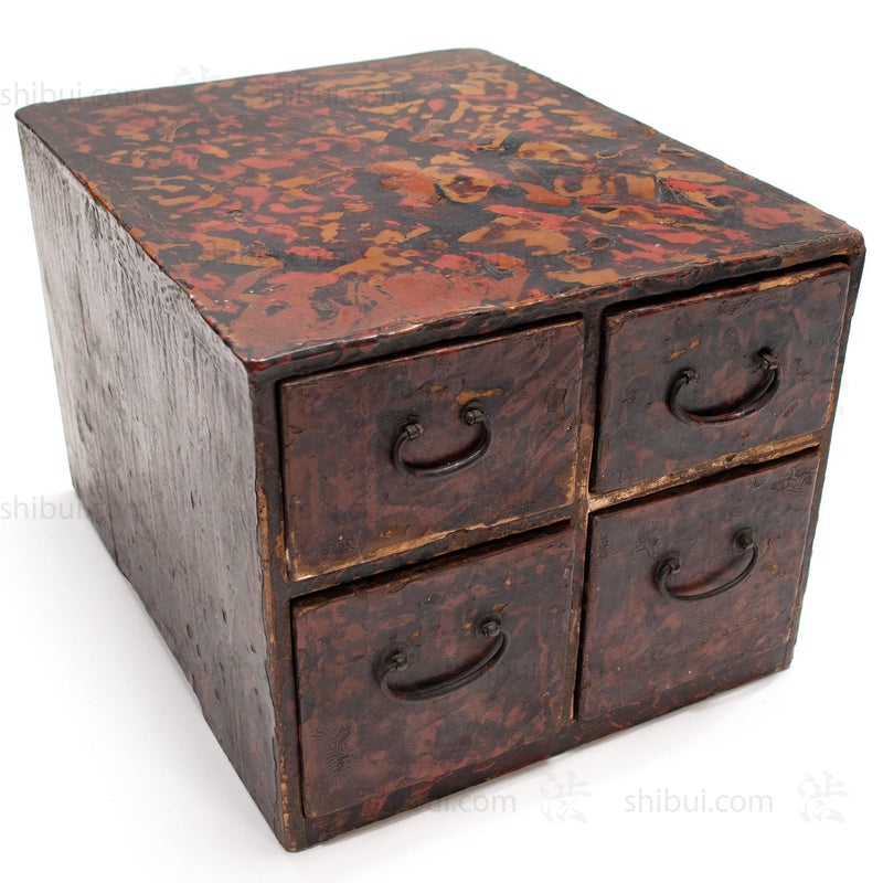 Japanese Lacquer Craftsman's Work Box