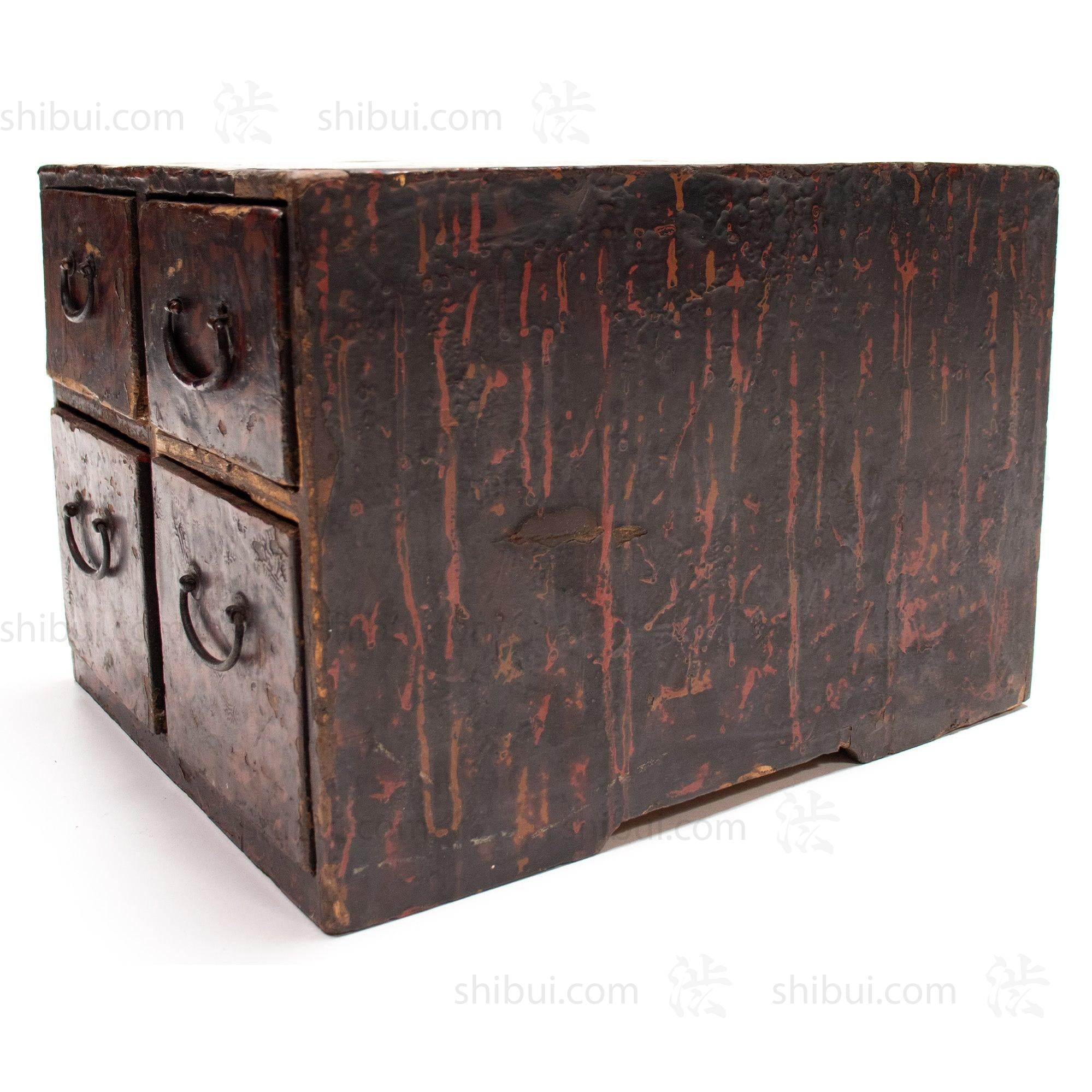 Japanese Lacquer Craftsman's Work Box