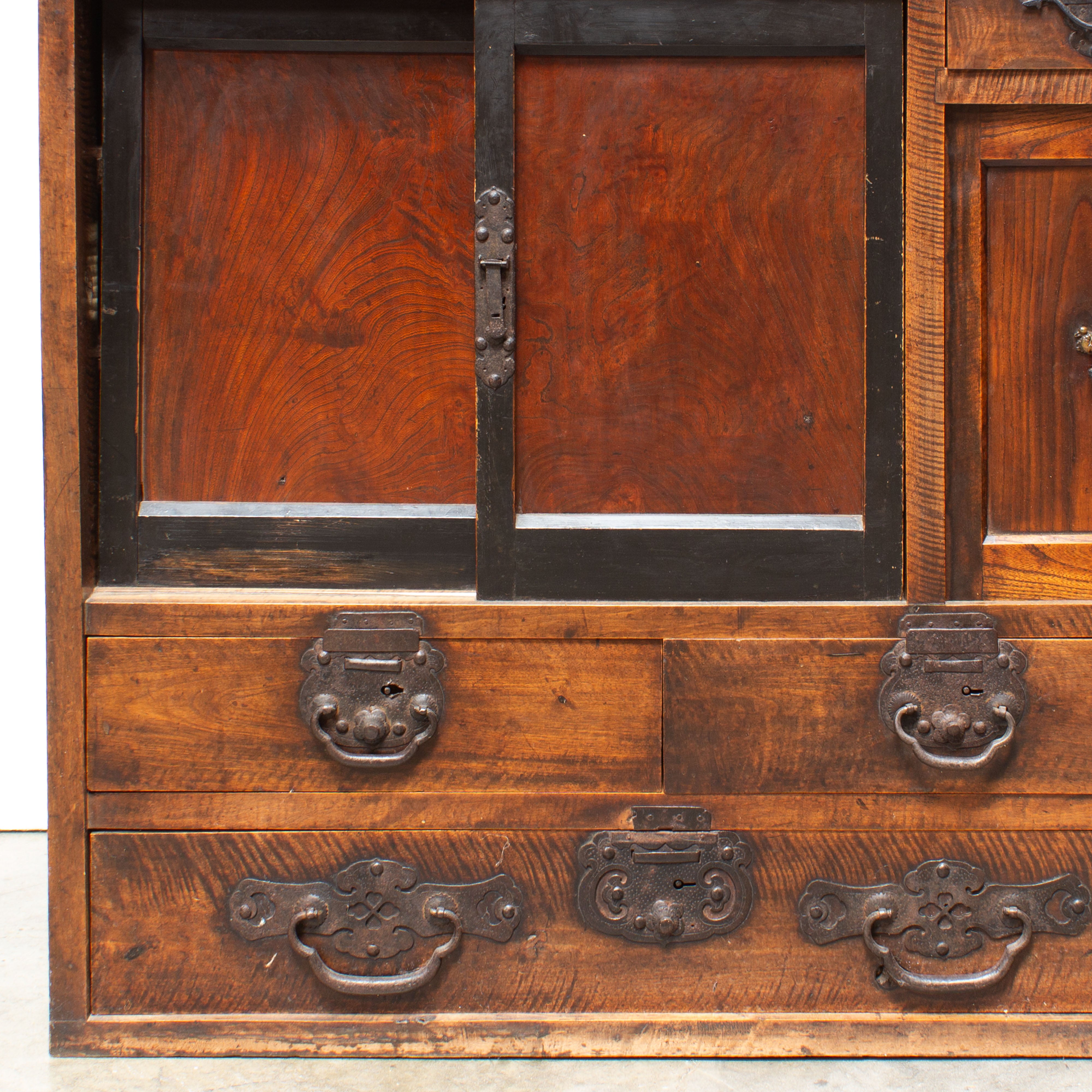 Matsumoto Choba Dansu | Japanese Antique Tansu Merchants Ledger Chest
