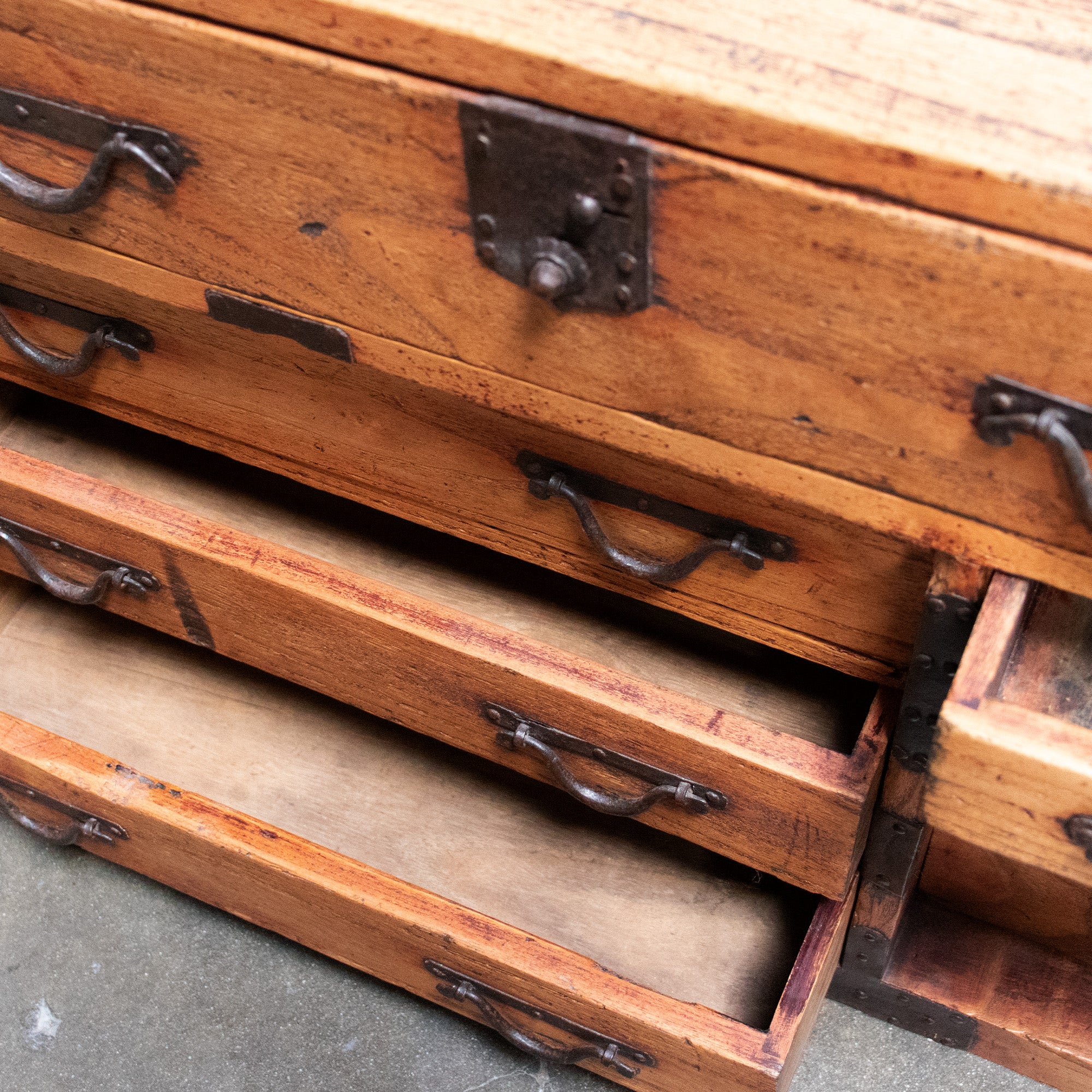 Kiri Ko Dansu | Small Japanese Antique Tansu Personal Chest