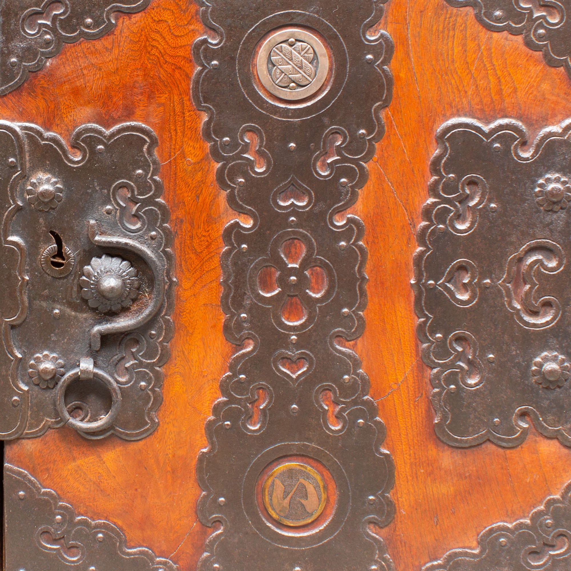 Rare Two Section Clothing Chest from Ogi, Sado Island- Japanese Antique Furniture