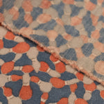 Katazome Gourd Textile Fragment | Japanese Cotton