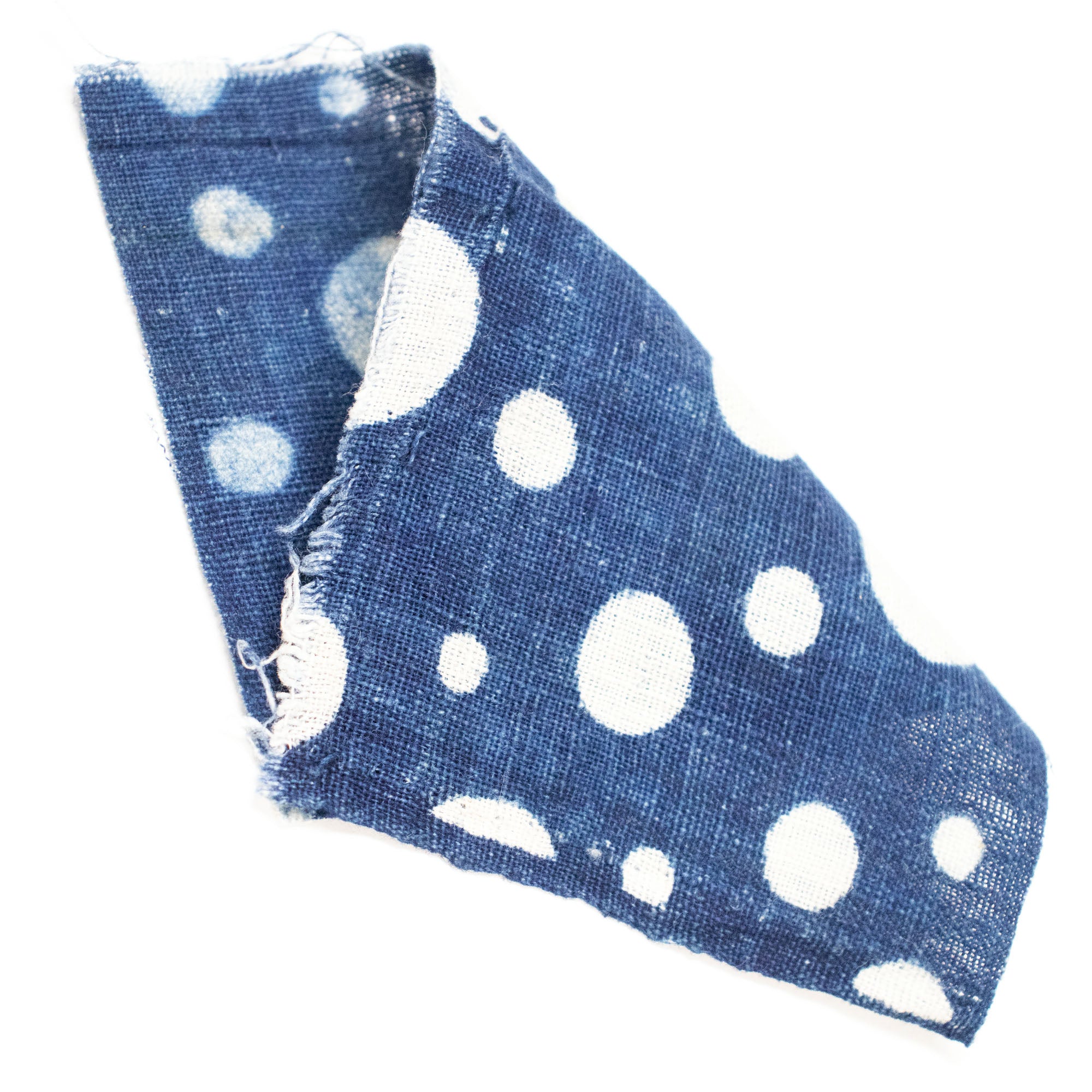 Katazome Dot Textile Fragment | Japanese Indigo