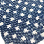 Katazome Star Textile Fragment | Japanese Indigo
