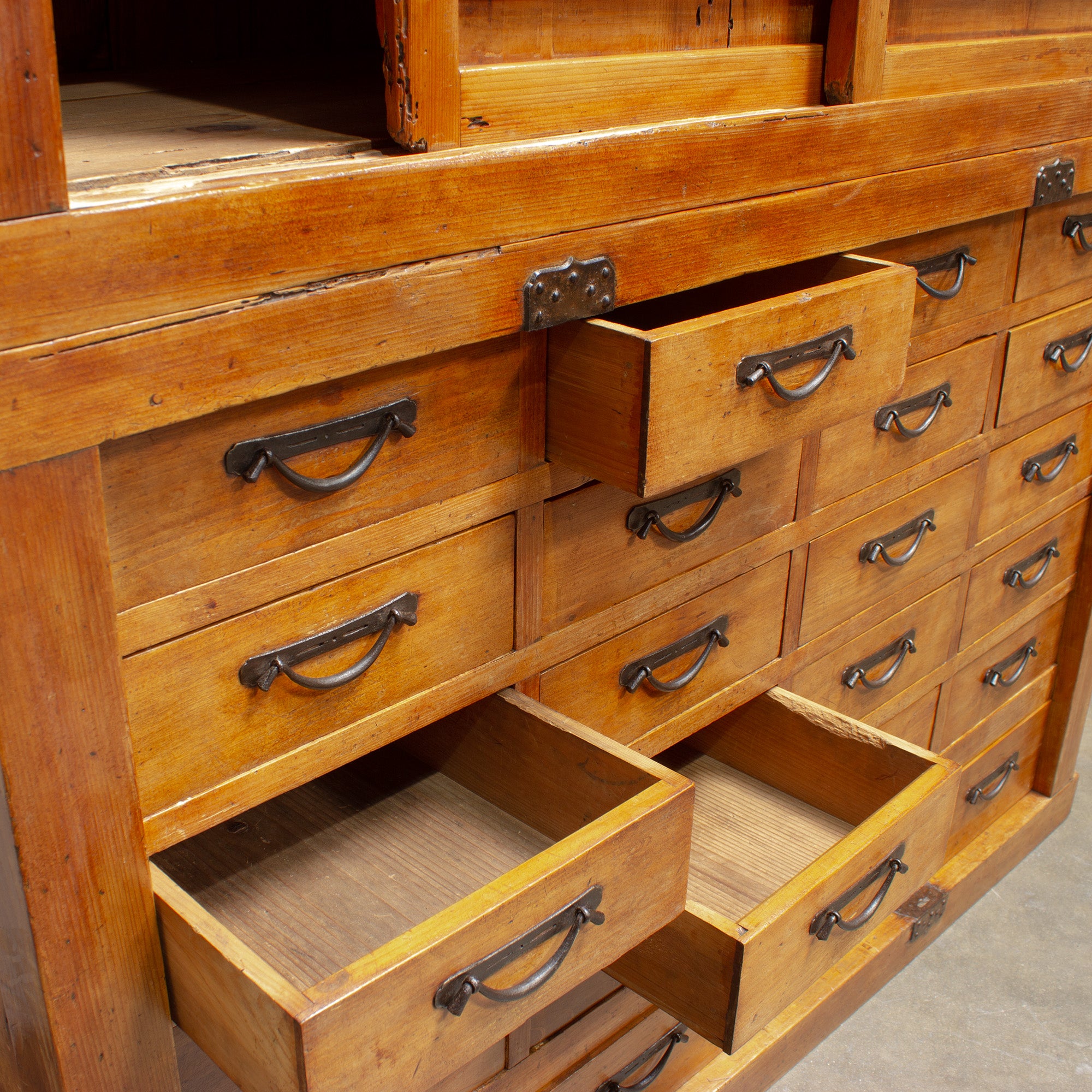 Tall Blonde Cho Dansu | Merchants Inventory Chest | Japanese Antique Cabinet