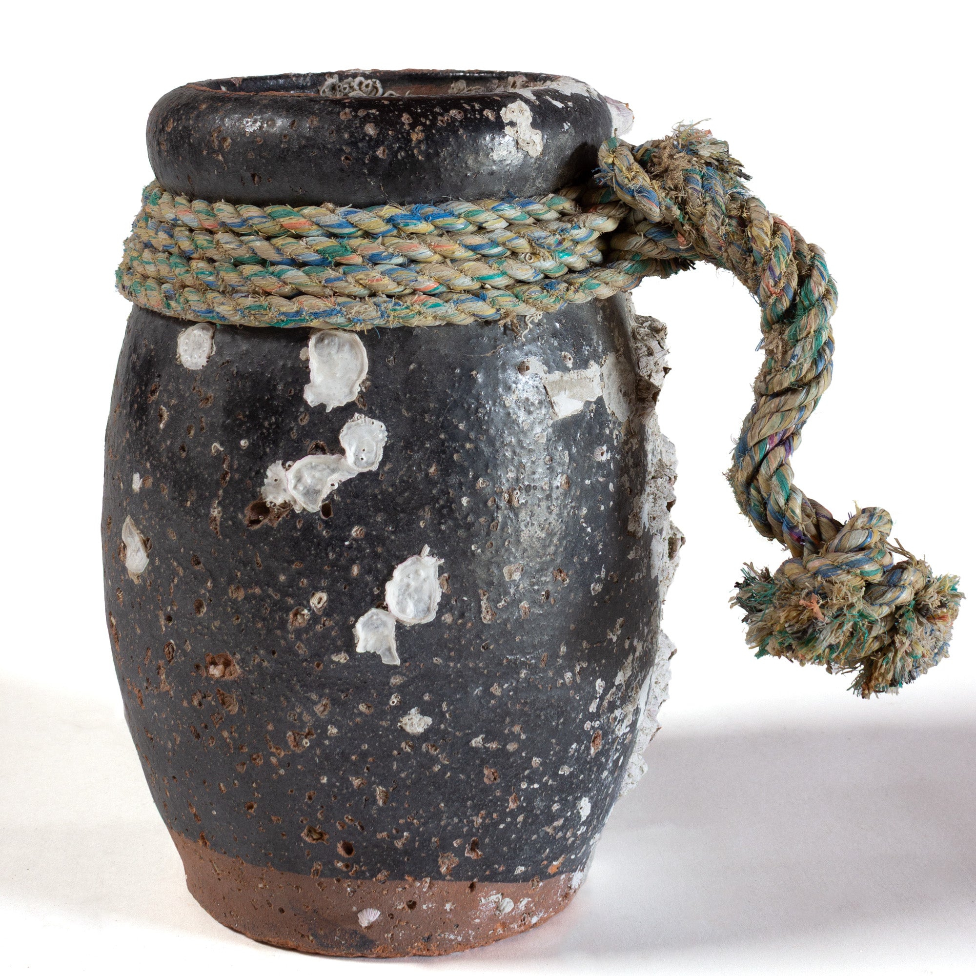 Takotsubo | Barncle Encrusted Antique Japanese Pot