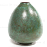 Teal Vintage Bronze Vase with Box