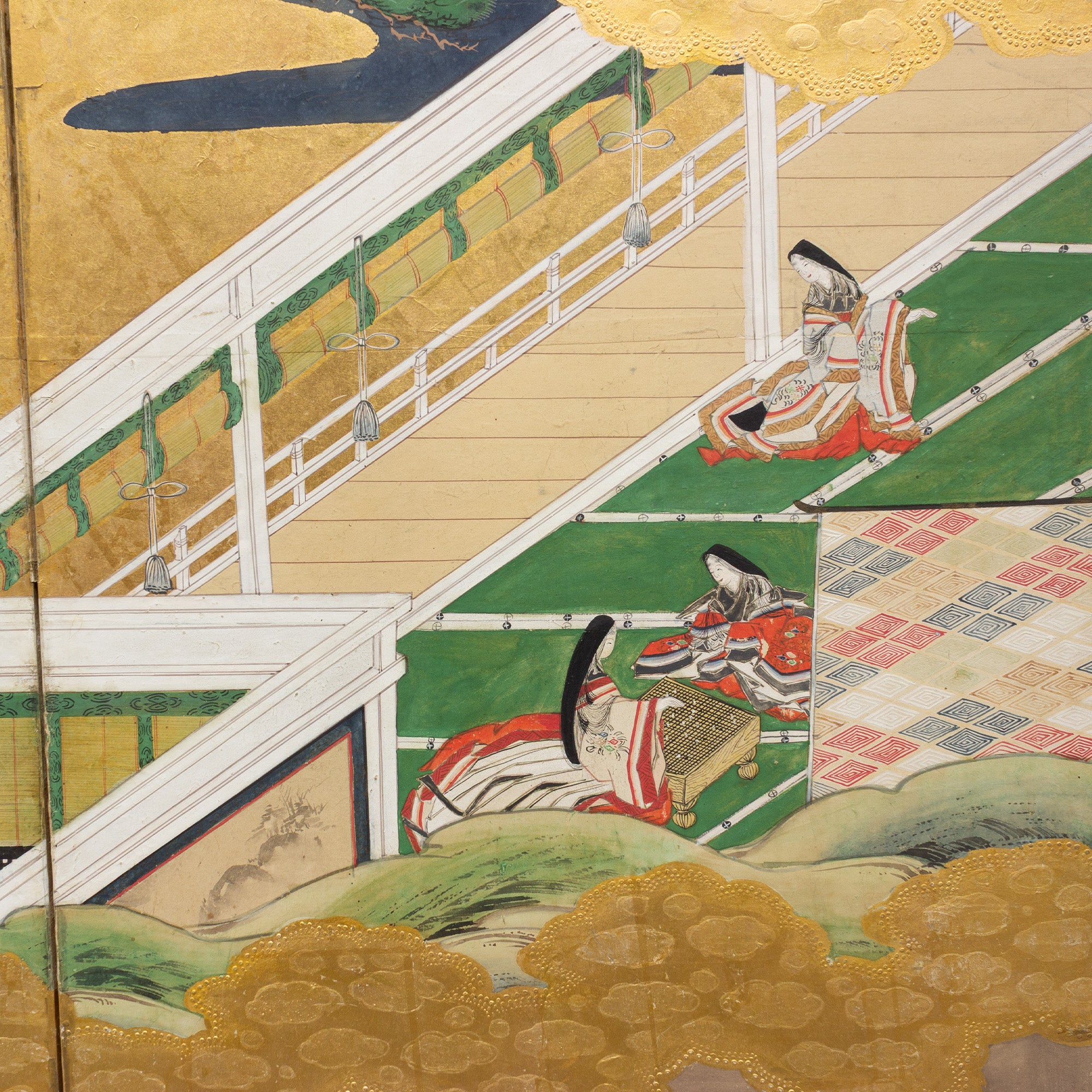 Tosa school Tale of Genji Screen