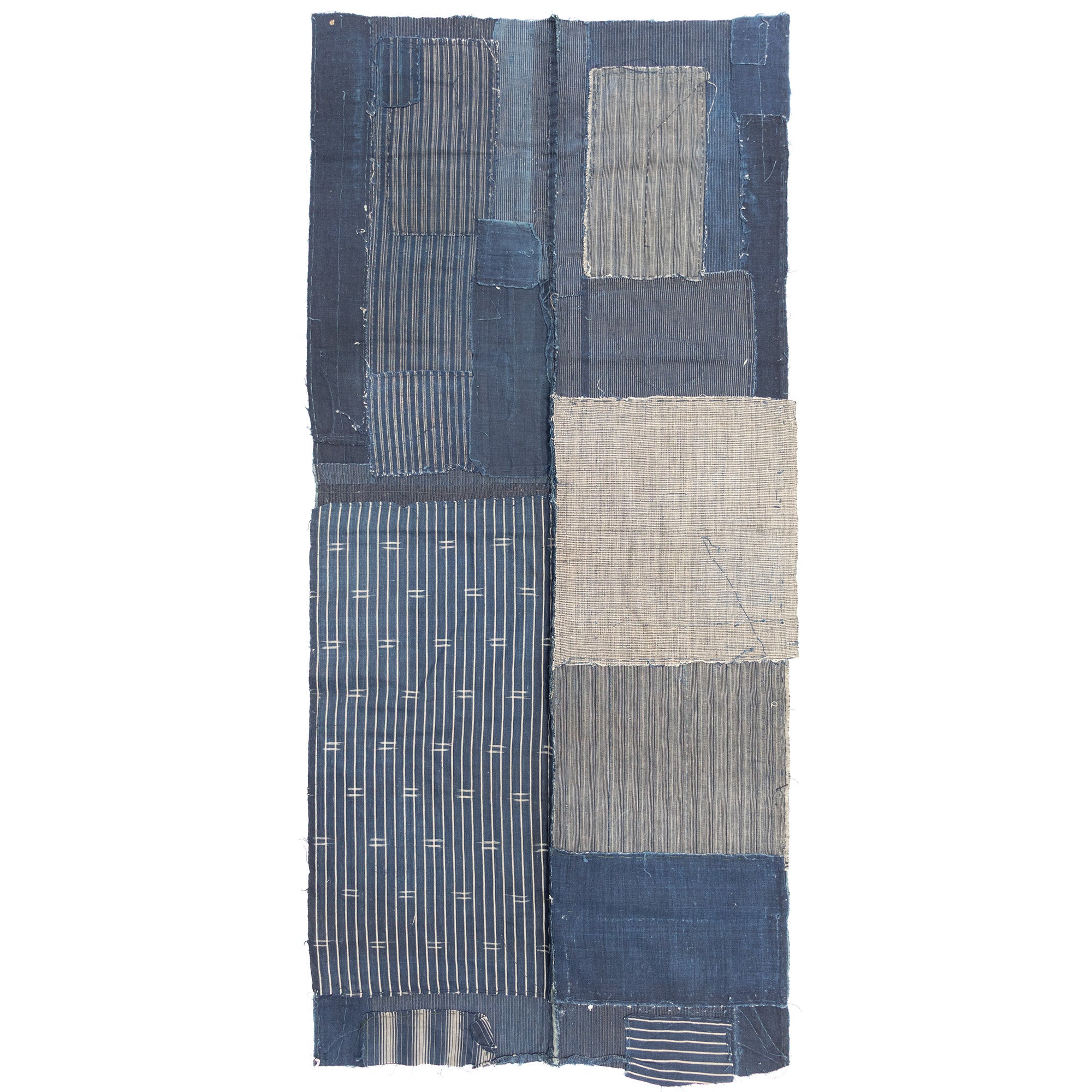 Boro Patchwork Panels | Japanese Indigo