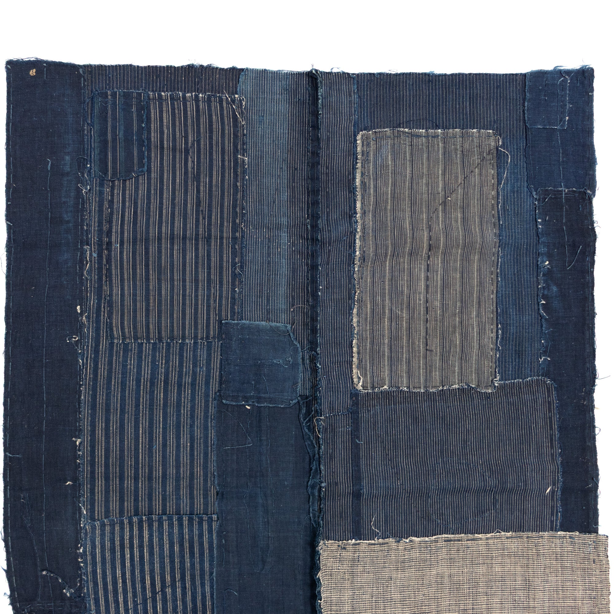 Boro Patchwork Panels | Japanese Indigo