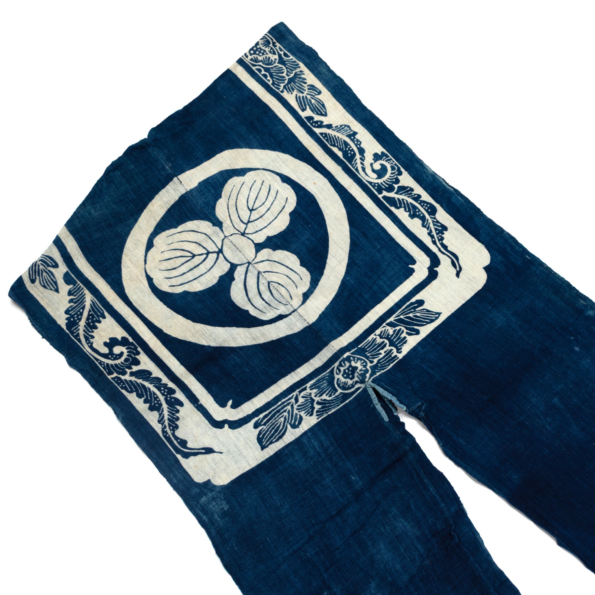 Check and Fern Umagake | Festival Horse Banner | Japanese Indigo
