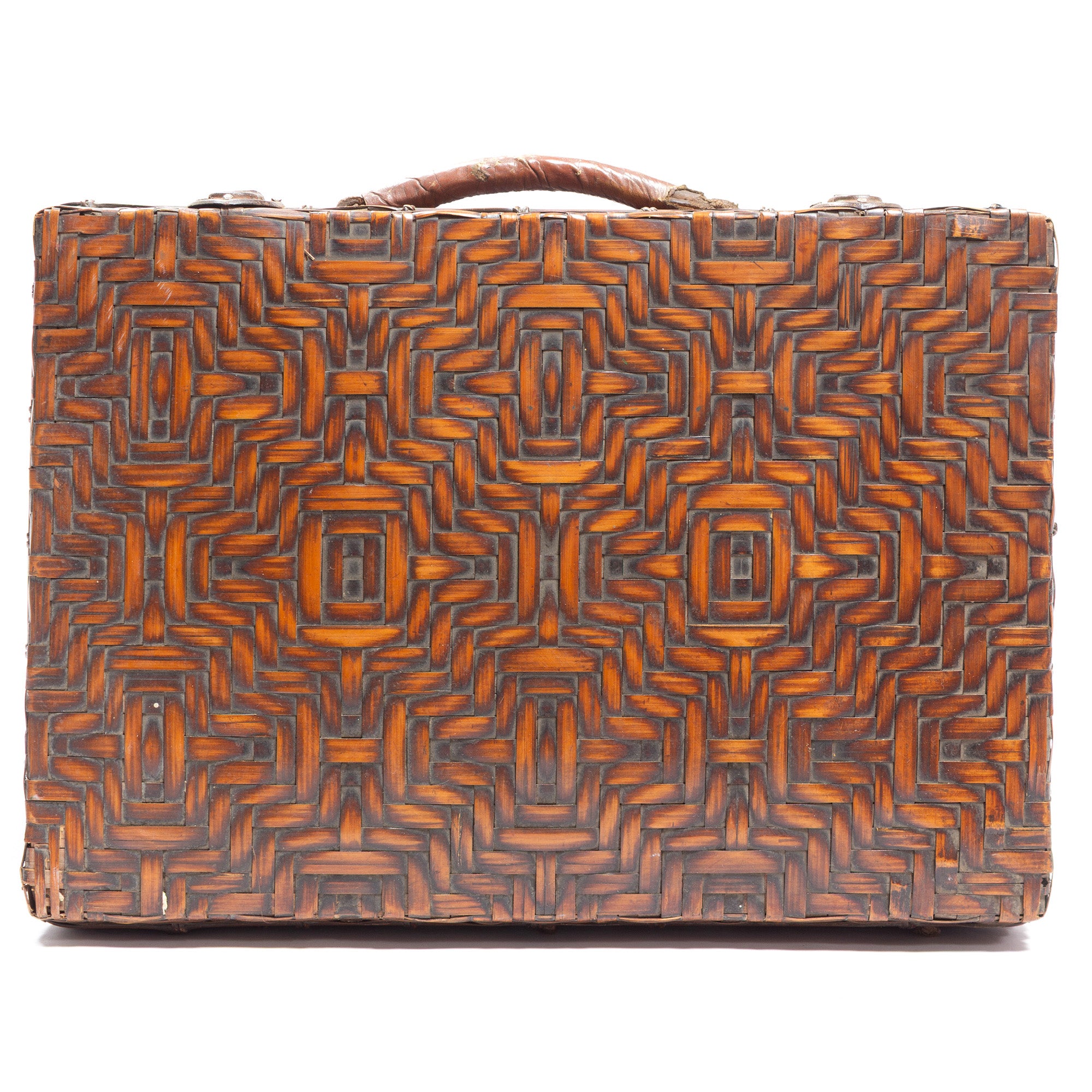 Hand Woven Bamboo Briefcase