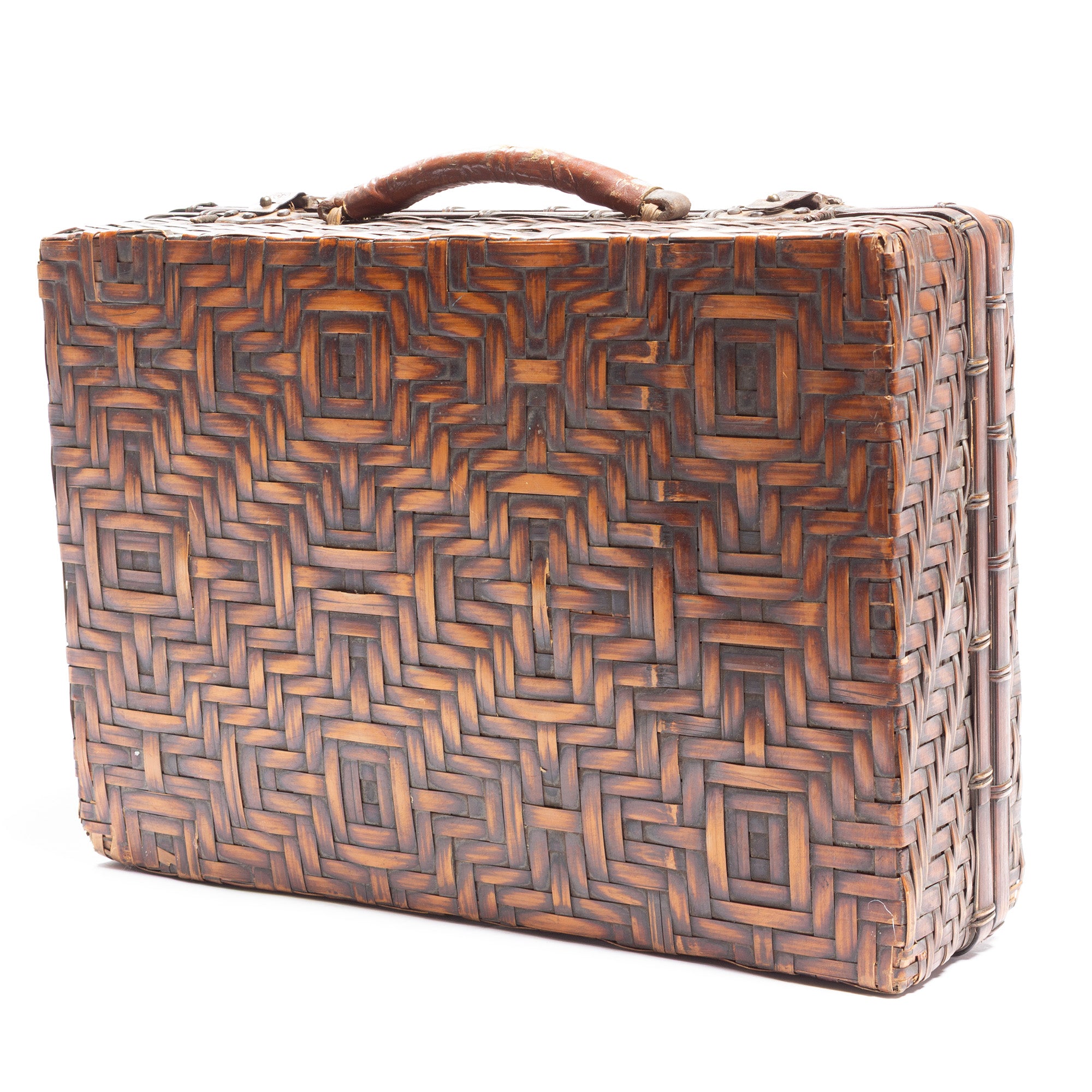 Hand Woven Bamboo Briefcase