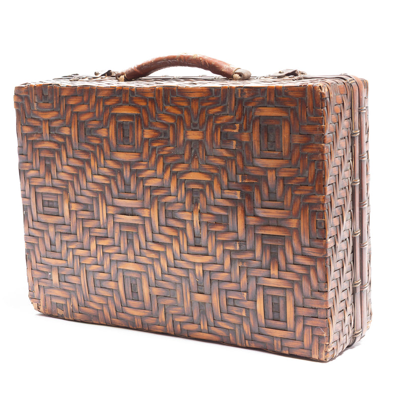 Hand Woven Bamboo Briefcase